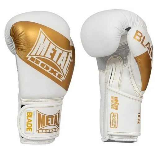Photos - Martial Arts Gloves Boxing gloves Metal Boxe blade golden Doré MBGAN208W12