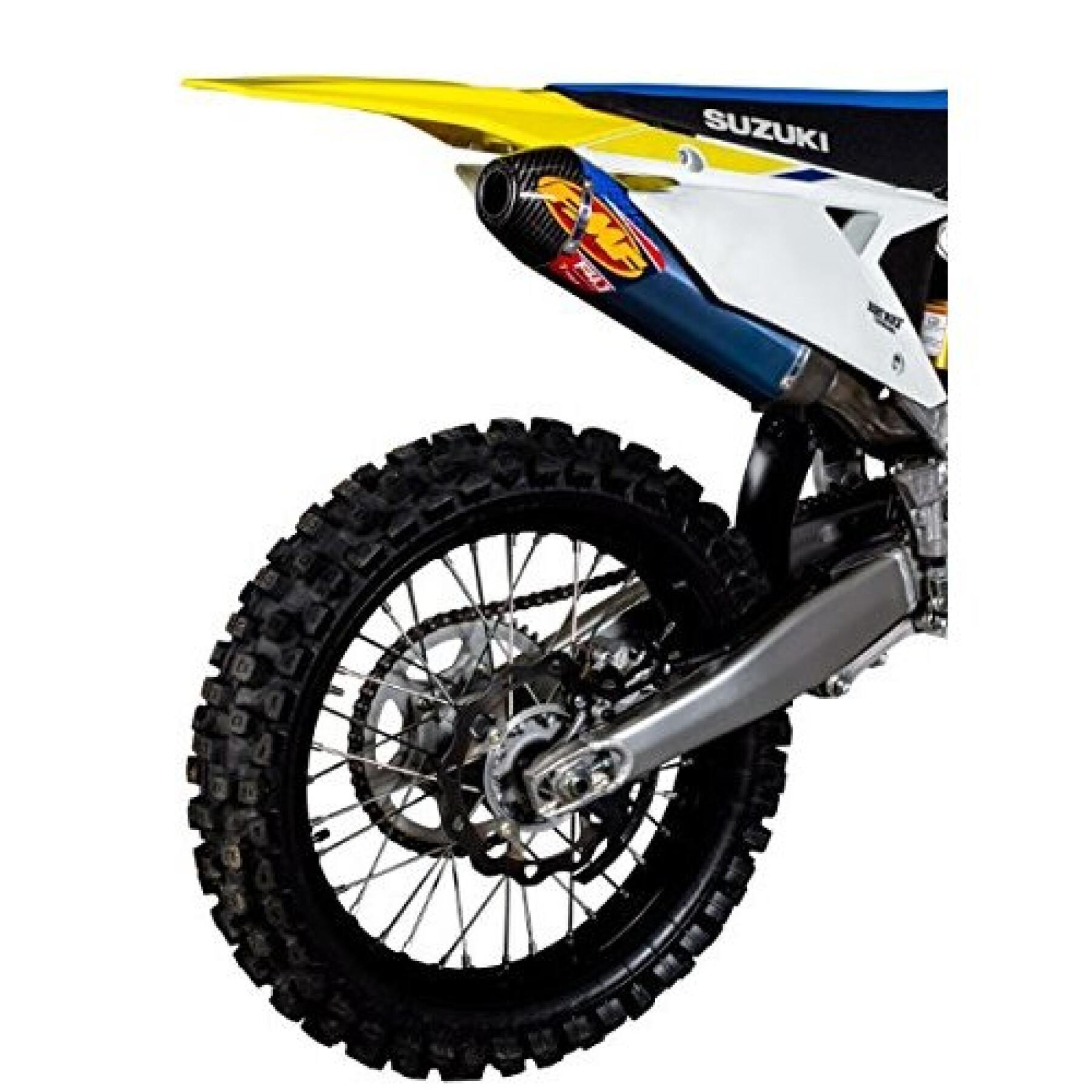 4-stroke motorcycle exhaust FMF suzuki rmz450'18-21 anodized titanium factory 4.1 rct slip-on mflr w/r.carbon