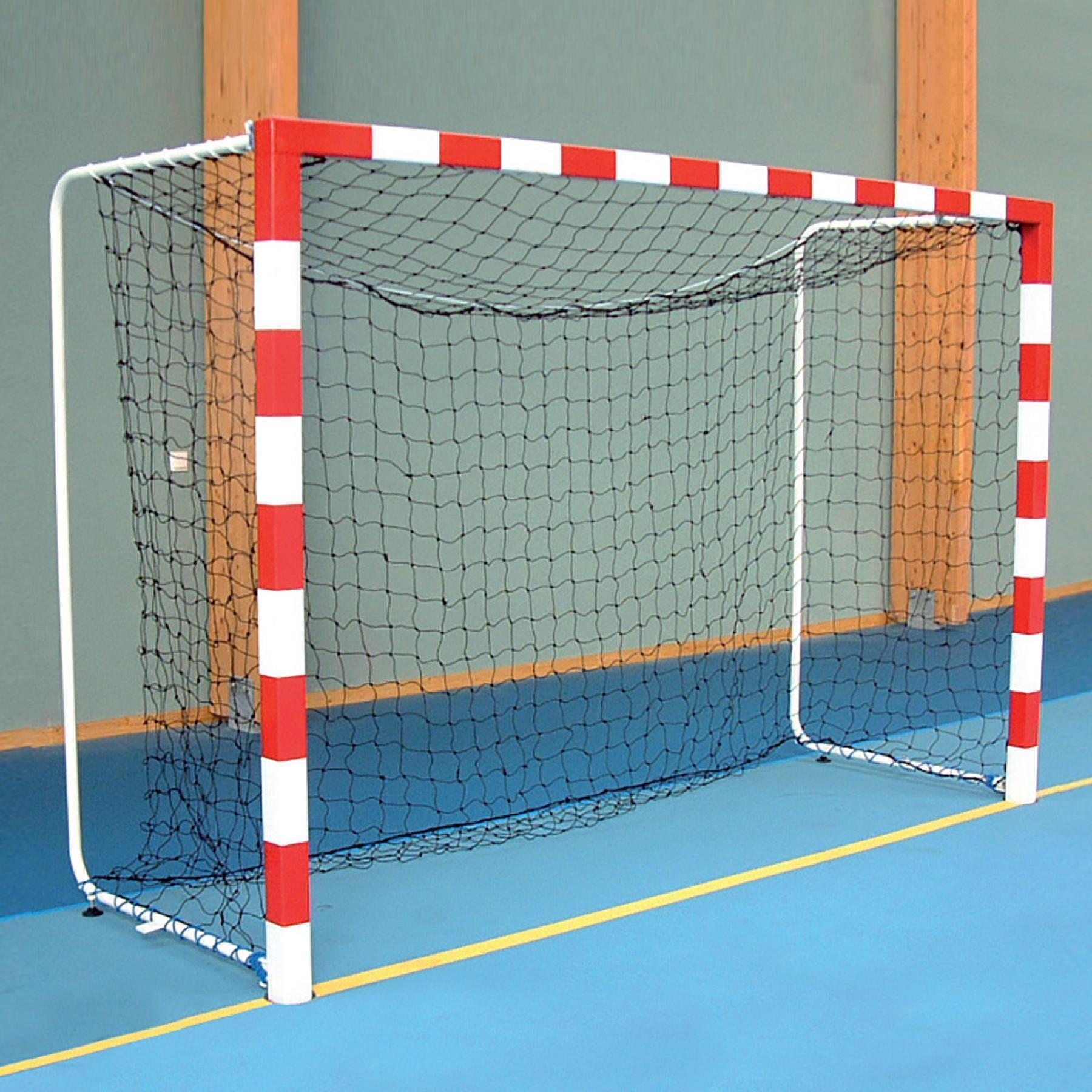 Pair of steel competition mobile handball goals Sporti France