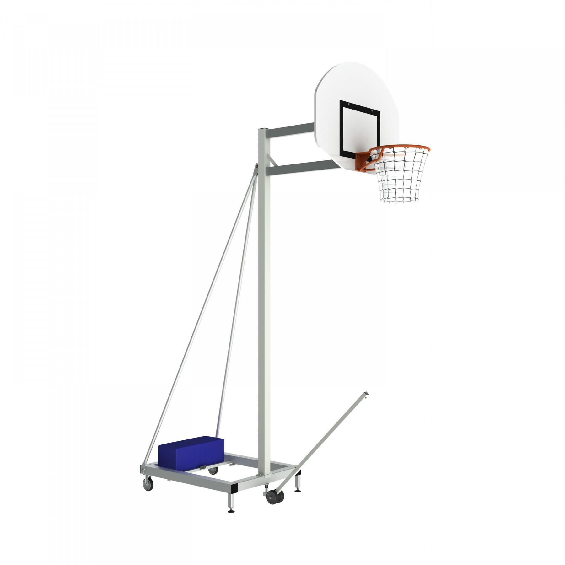 Transport cane with wheels for mobile basketball hoop sold alone Sporti France