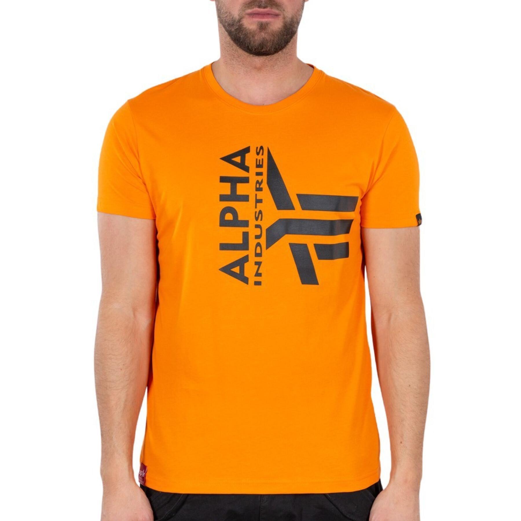 T-shirt Alpha Industries Half Logo Foam - and - T-shirts Man shirts Lifestyle - Polo
