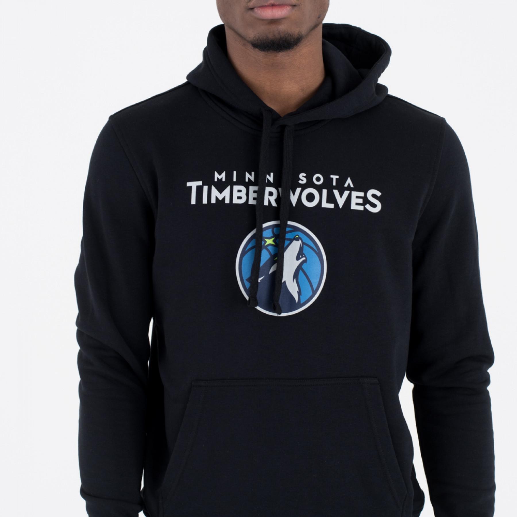 Sweat   capuche New Era  avec logo de l'équipe Minnesota Timberwolves