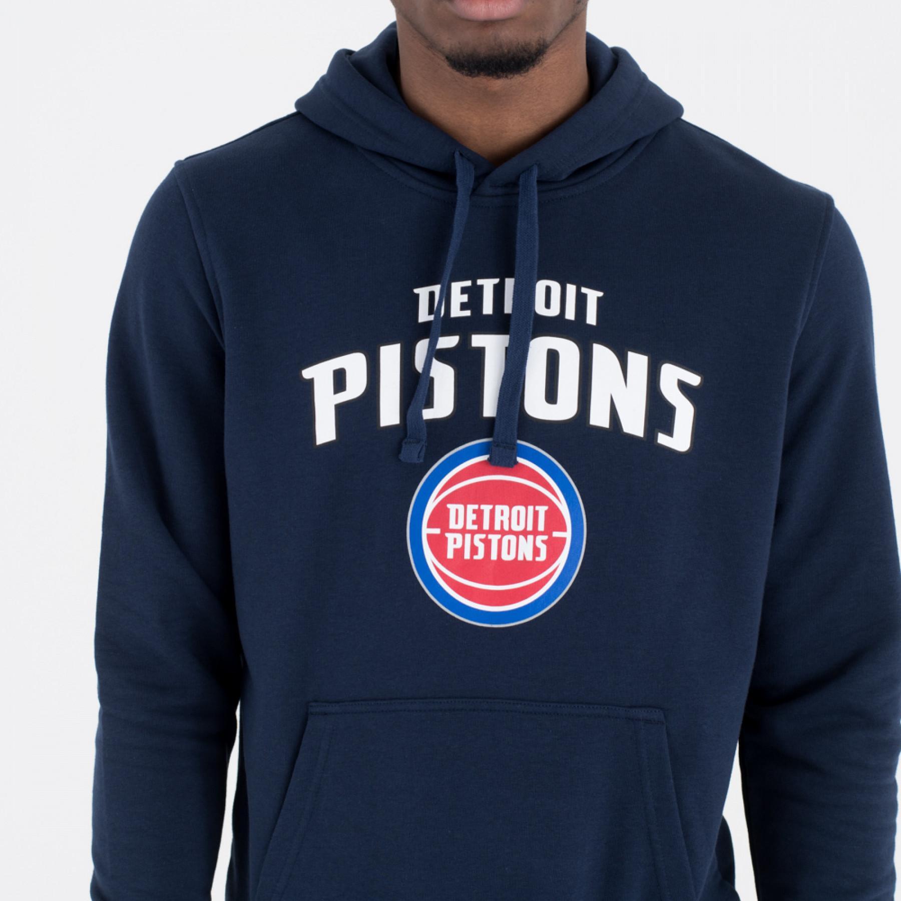 Sweat   capuche New Era  avec logo de l’équipe Detroit Pistons