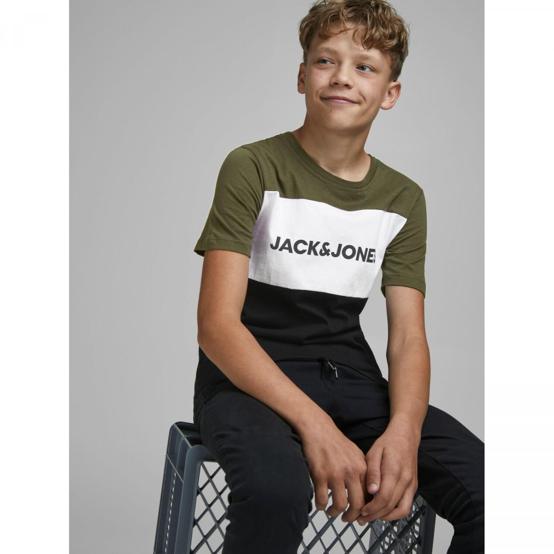Child's T-shirt Jack & Jones Logo Blocking