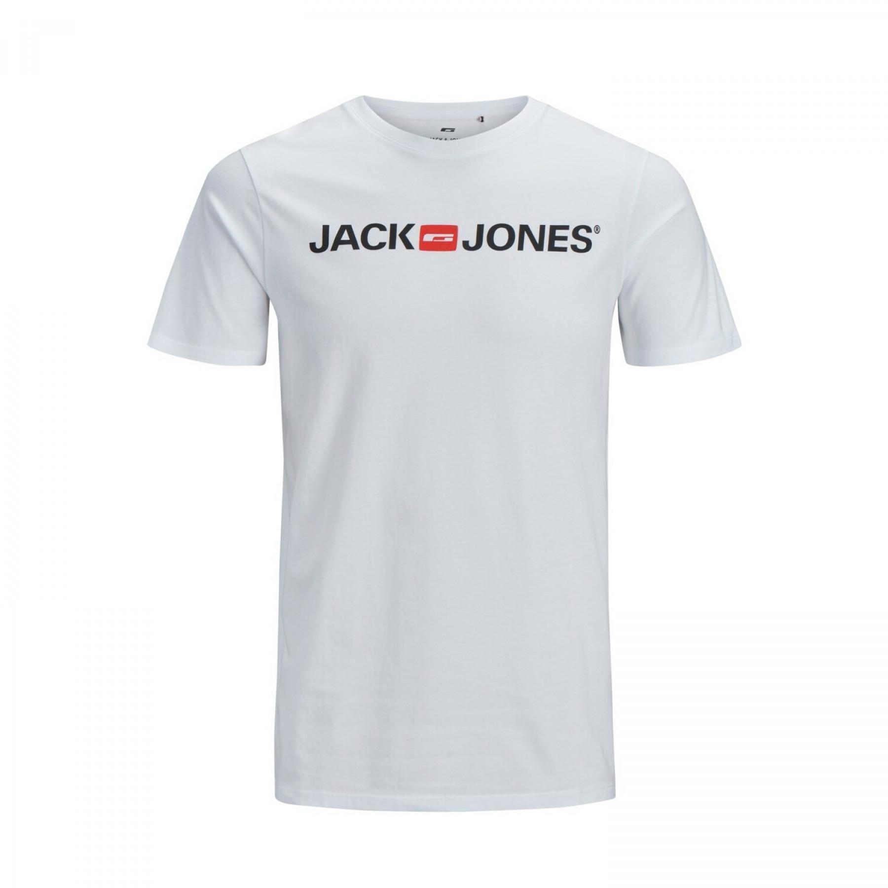 Pack of 3 t-shirts Jack & Jones col ras-du-cou ecorp logo