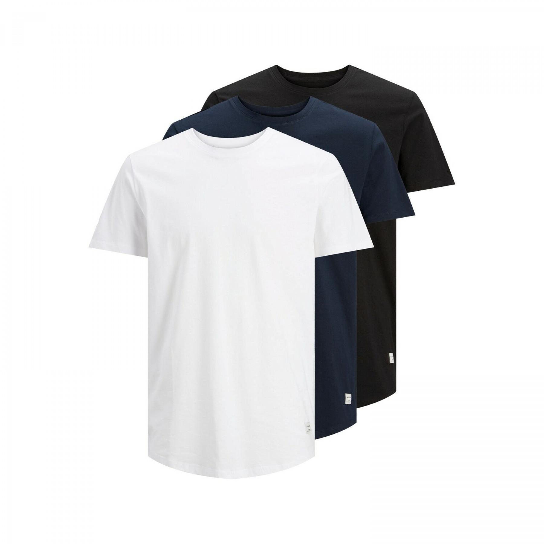 Pack of 3 t-shirts Jack & Jones col ras-du-cou enoa