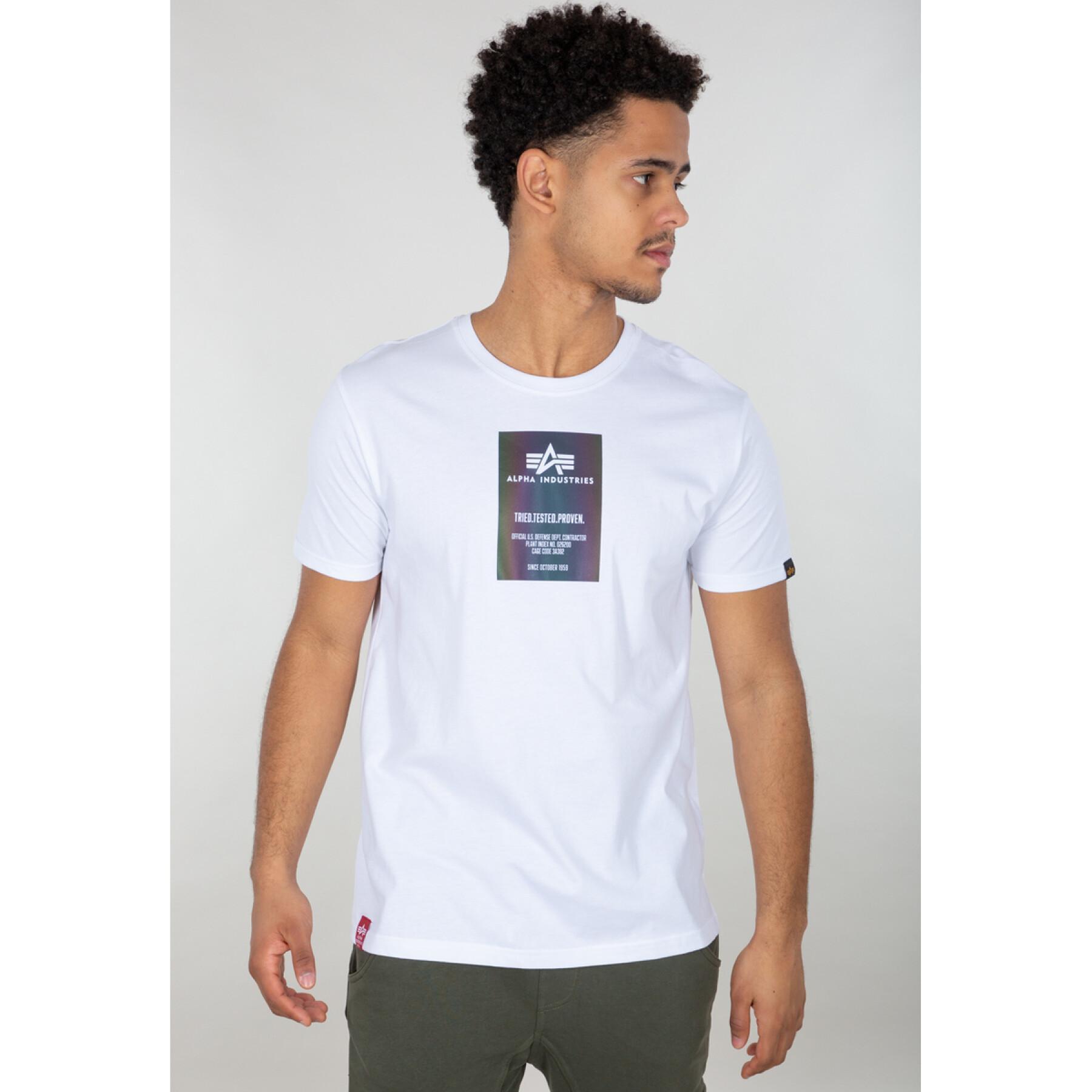 T-shirt Alpha Industries Rainbow Man and T-shirts - Lifestyle Reflective shirts - - Label Polo