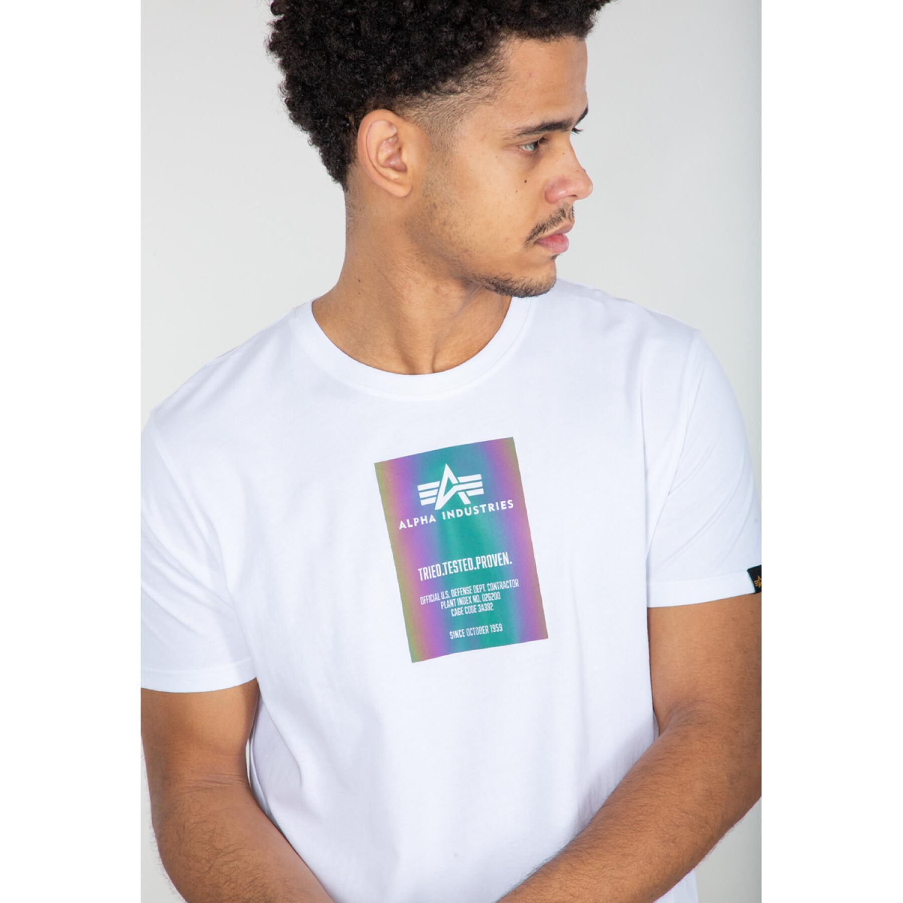 T-shirt Alpha Industries Rainbow T-shirts Lifestyle - and Reflective Polo Man Label shirts - 