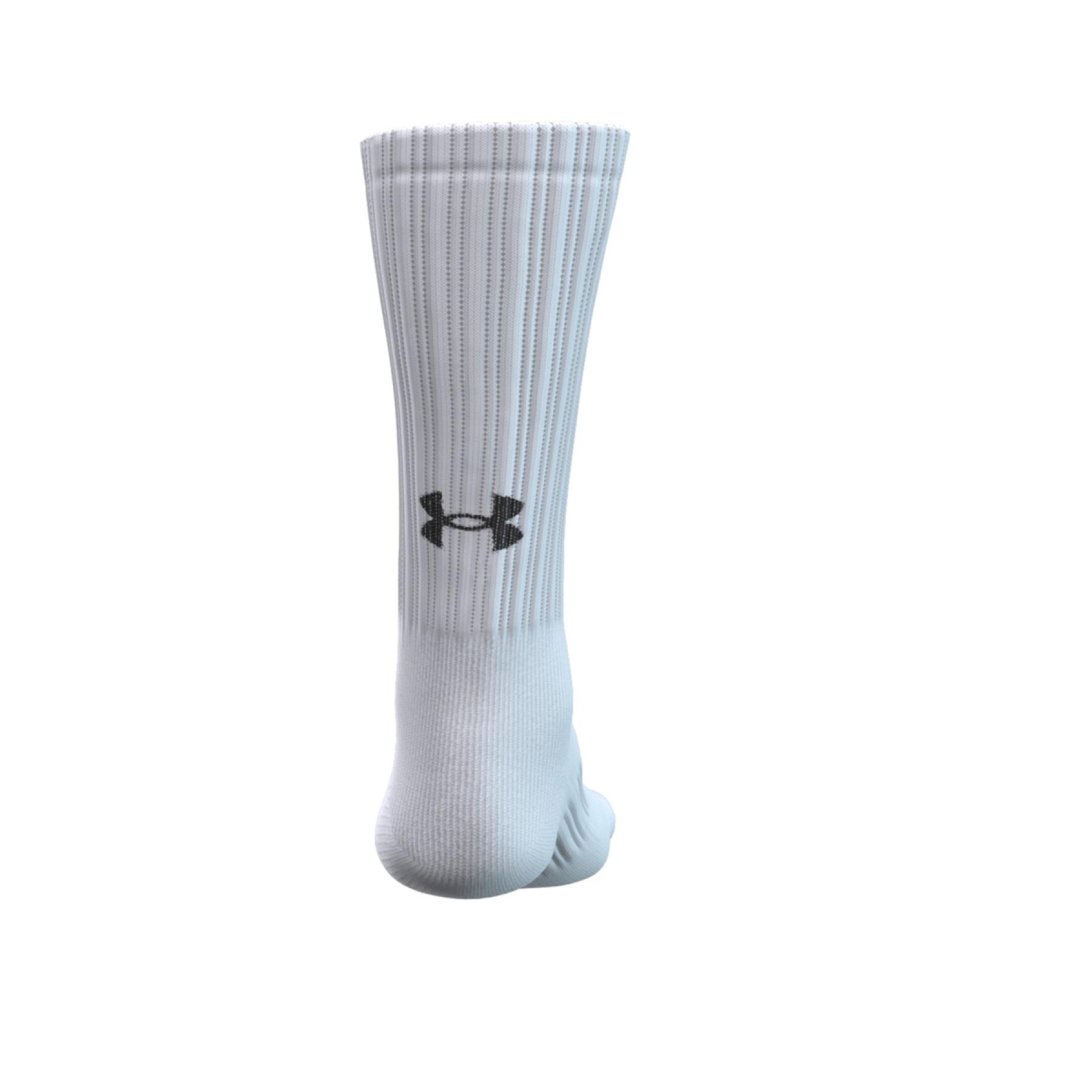Set of 3 pairs of high socks Under Armour Core