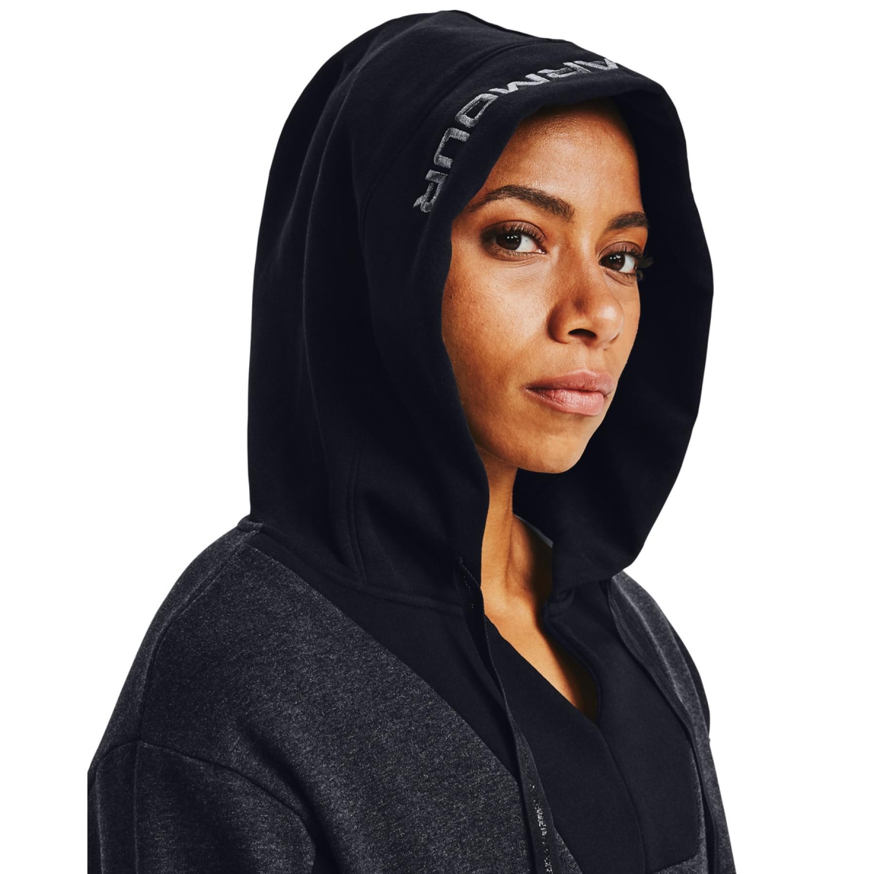 Women's hoodie Under Armour brodé Rival Fleece