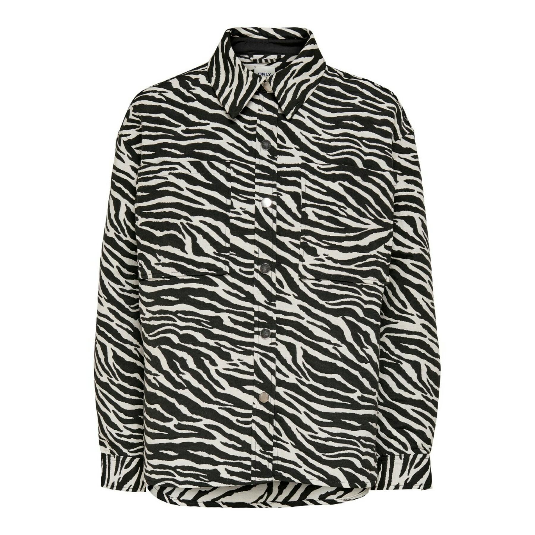 Women's jacket Only onlnoelle zebra shacket