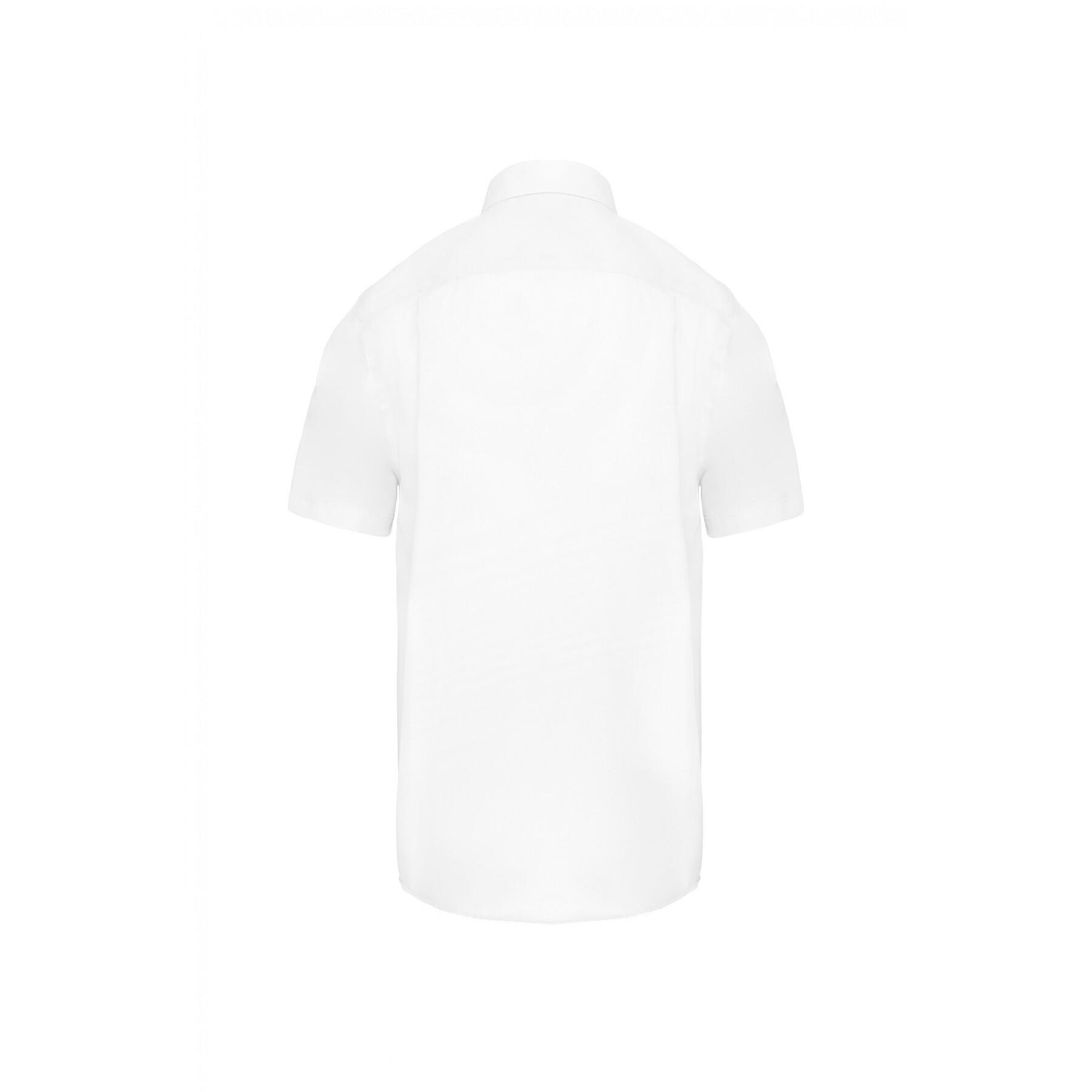 Short sleeve shirt Kariban blanc