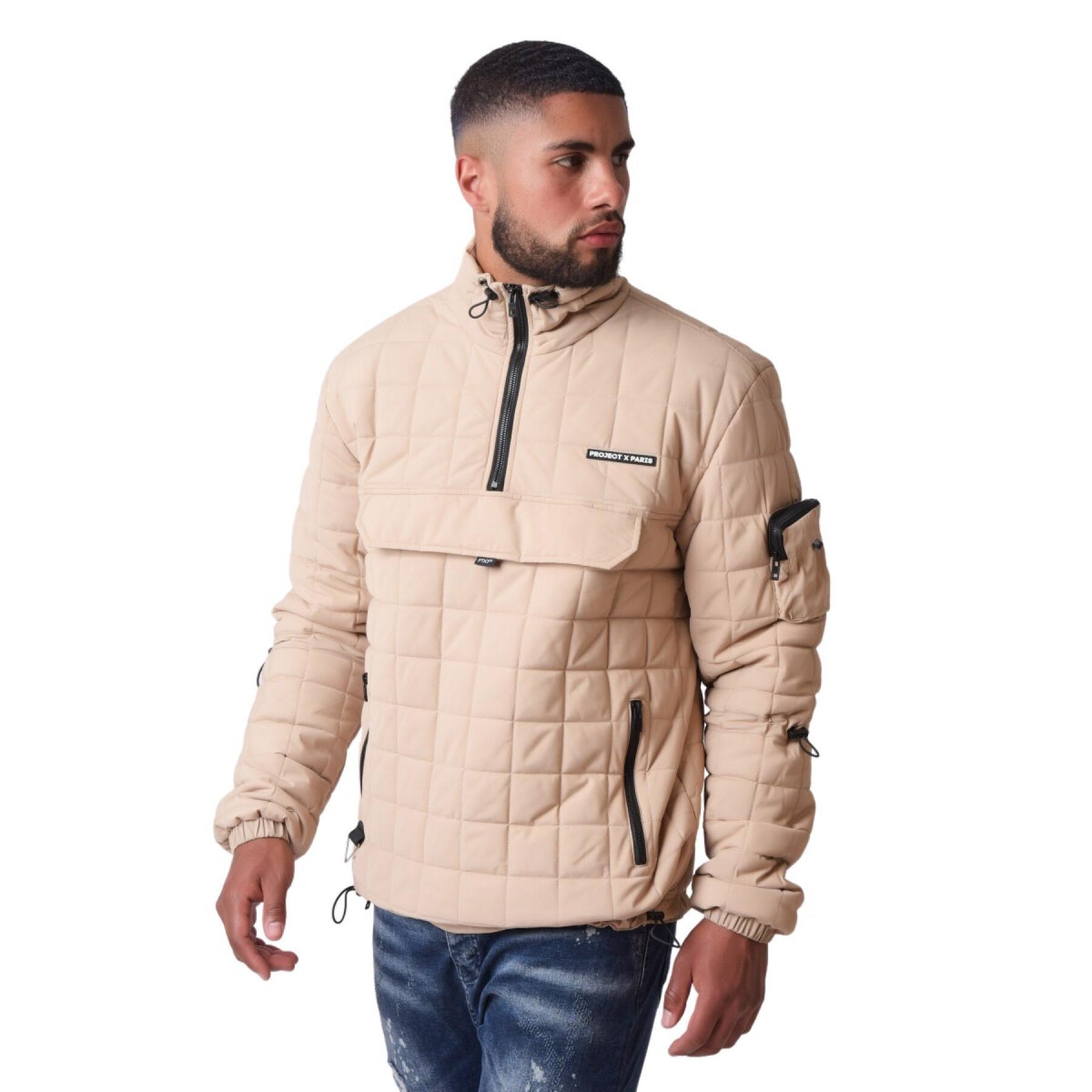 Square quilted pull-on jacket Project X Paris