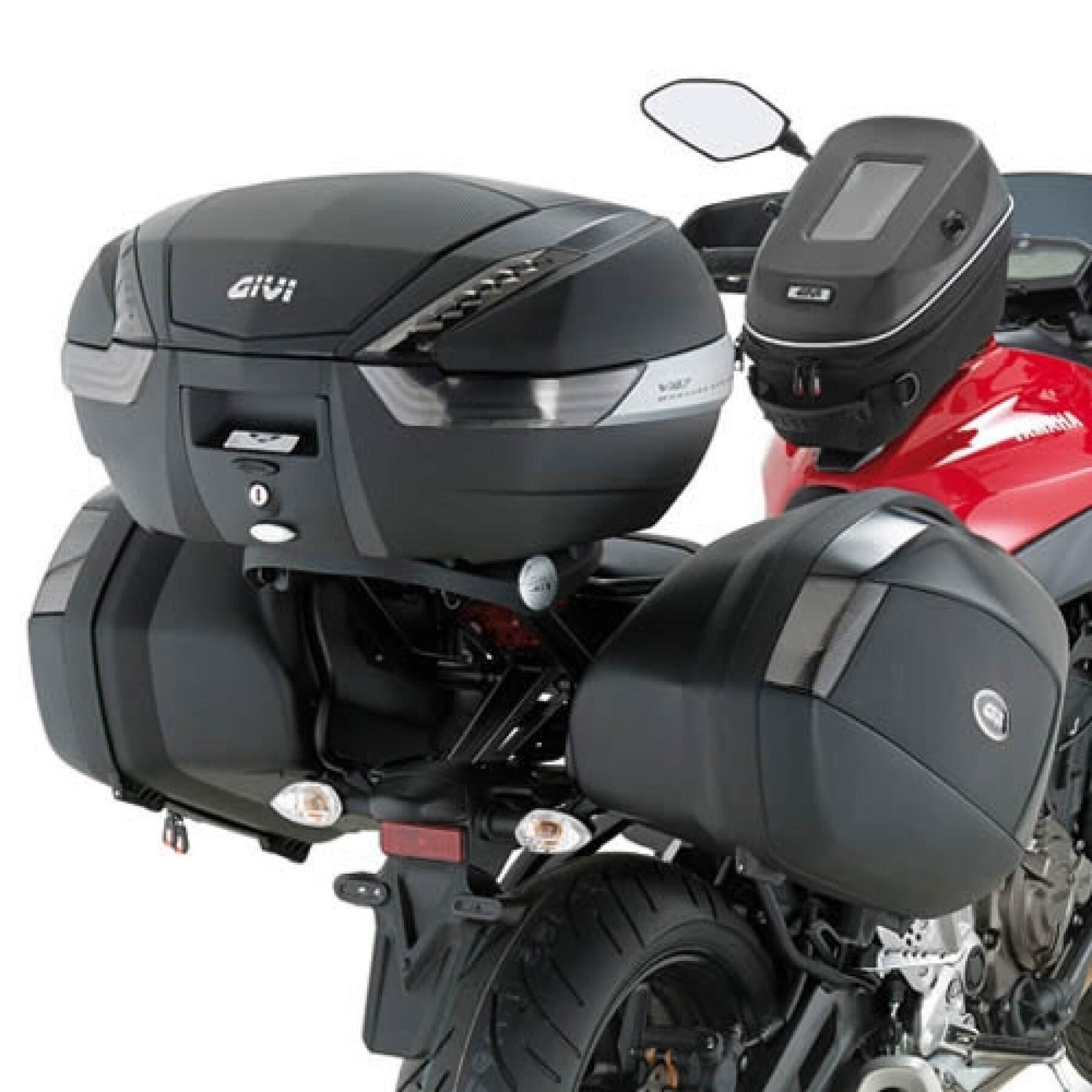 Motorcycle top case support Givi Monokey ou Monolock Yamaha MT-07 (14 à 17)