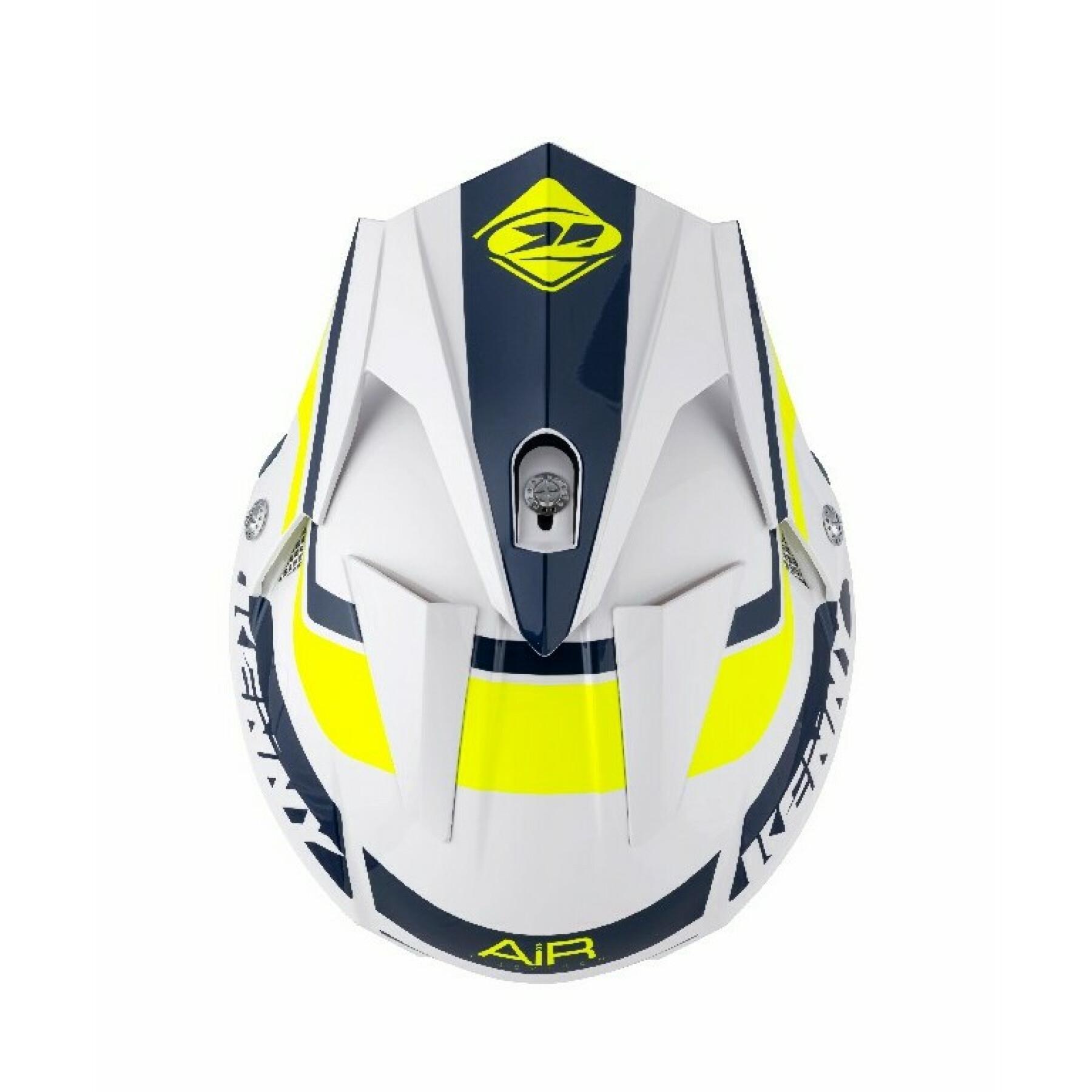 Motorcycle helmet Kenny trial air graphic