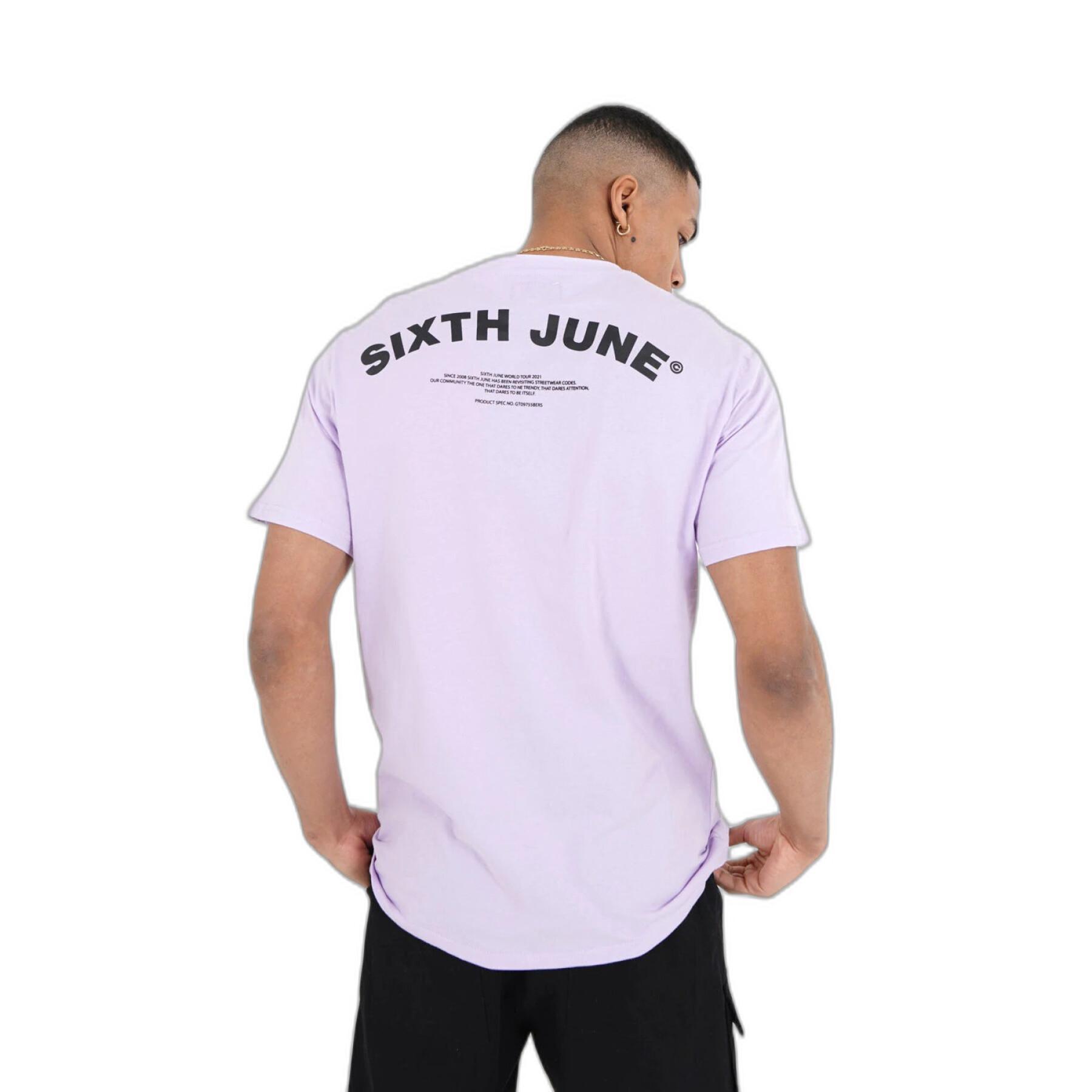 T-shirt Sixth June Curved Logo Backprint
