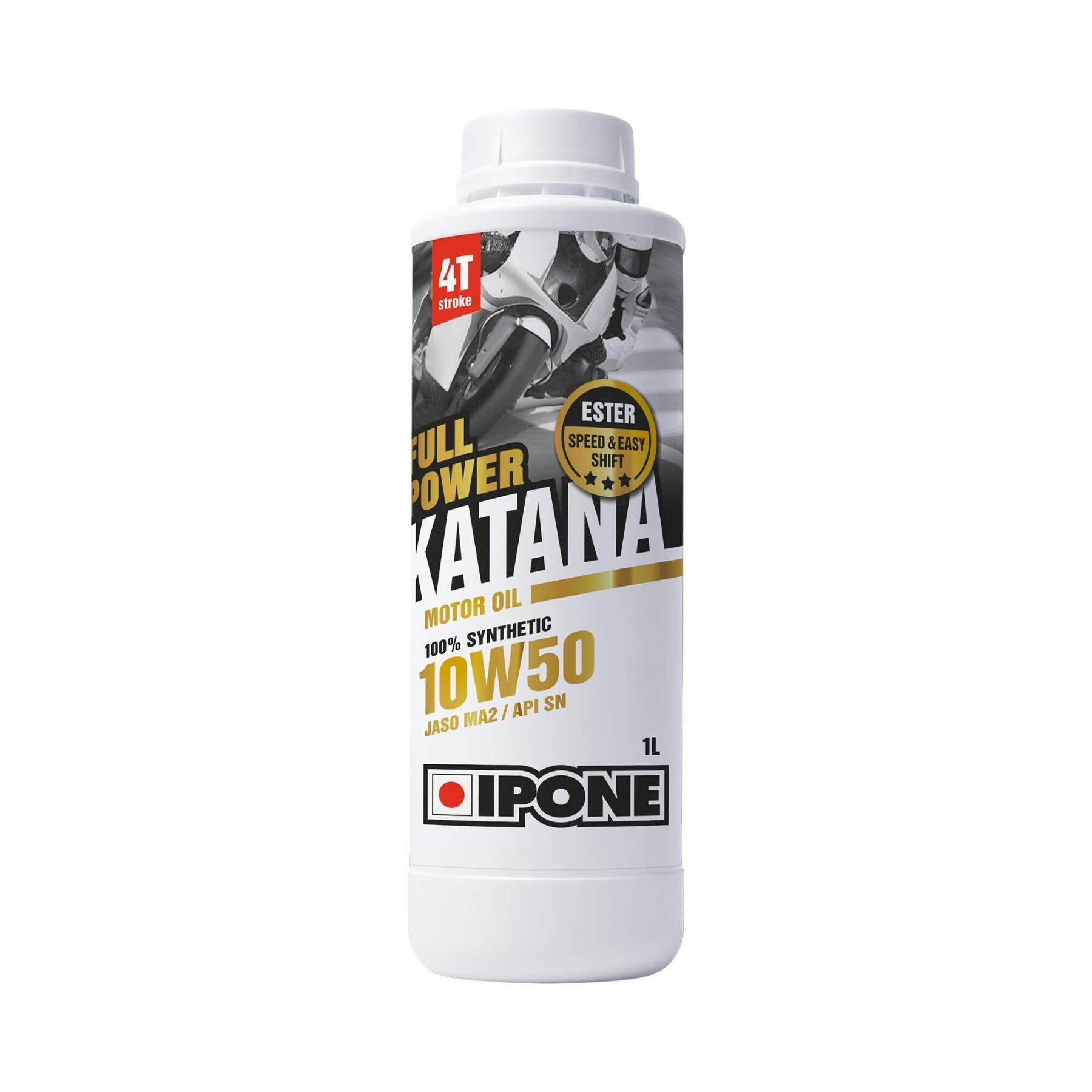 Motorcycle oil ipone full power katana 10w50