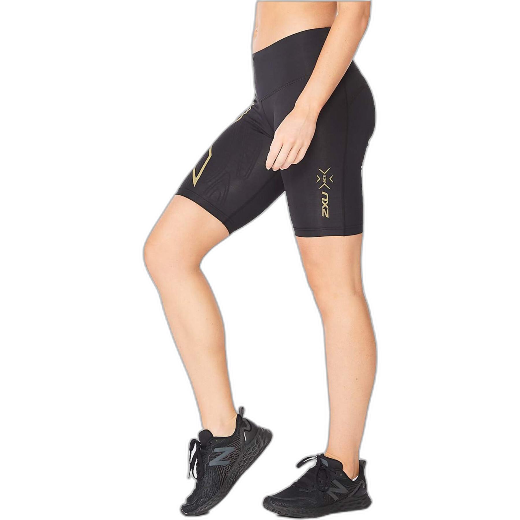Women's medium compression shorts 2XU Light Speed
