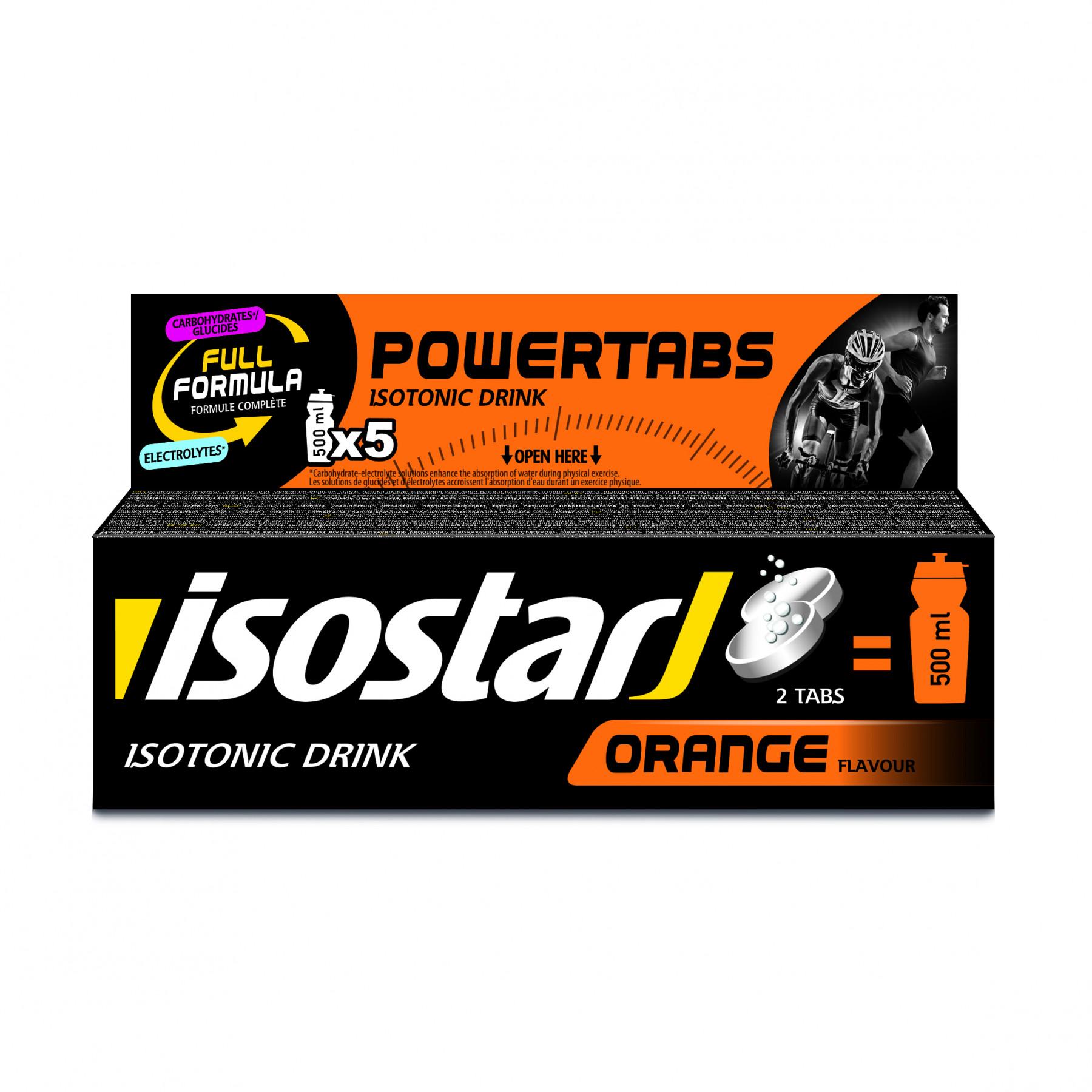 Tablets Isostar Powertabs Fast Hydration orange (12 tubes)