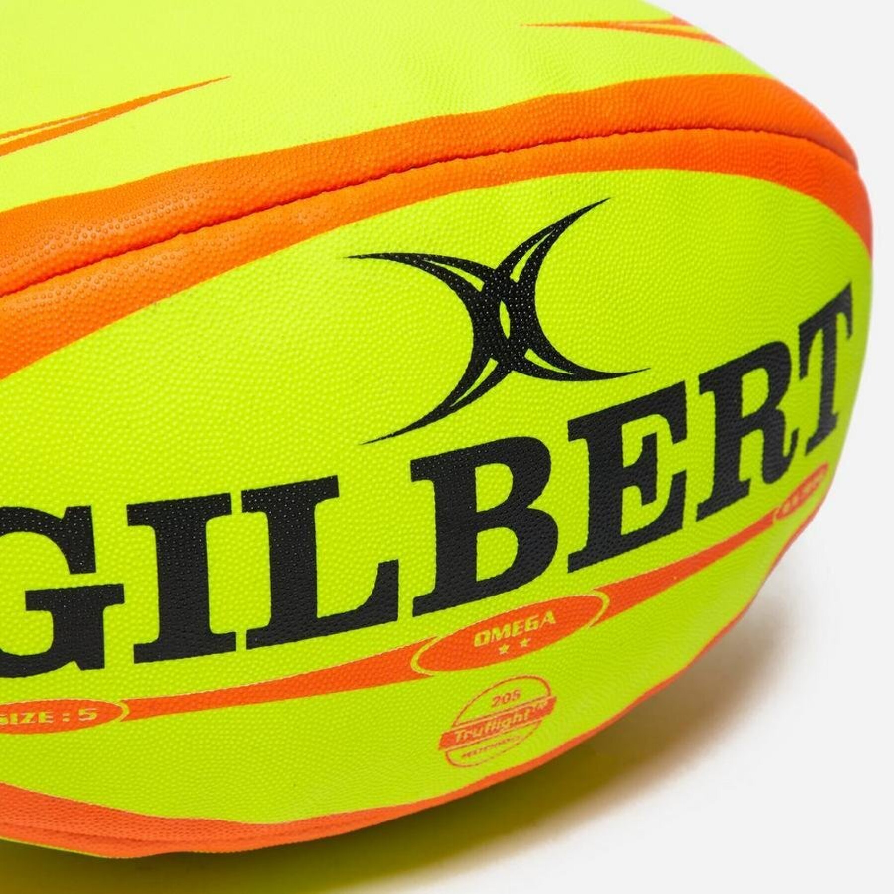 Rugby ball Gilbert Omega Fluo
