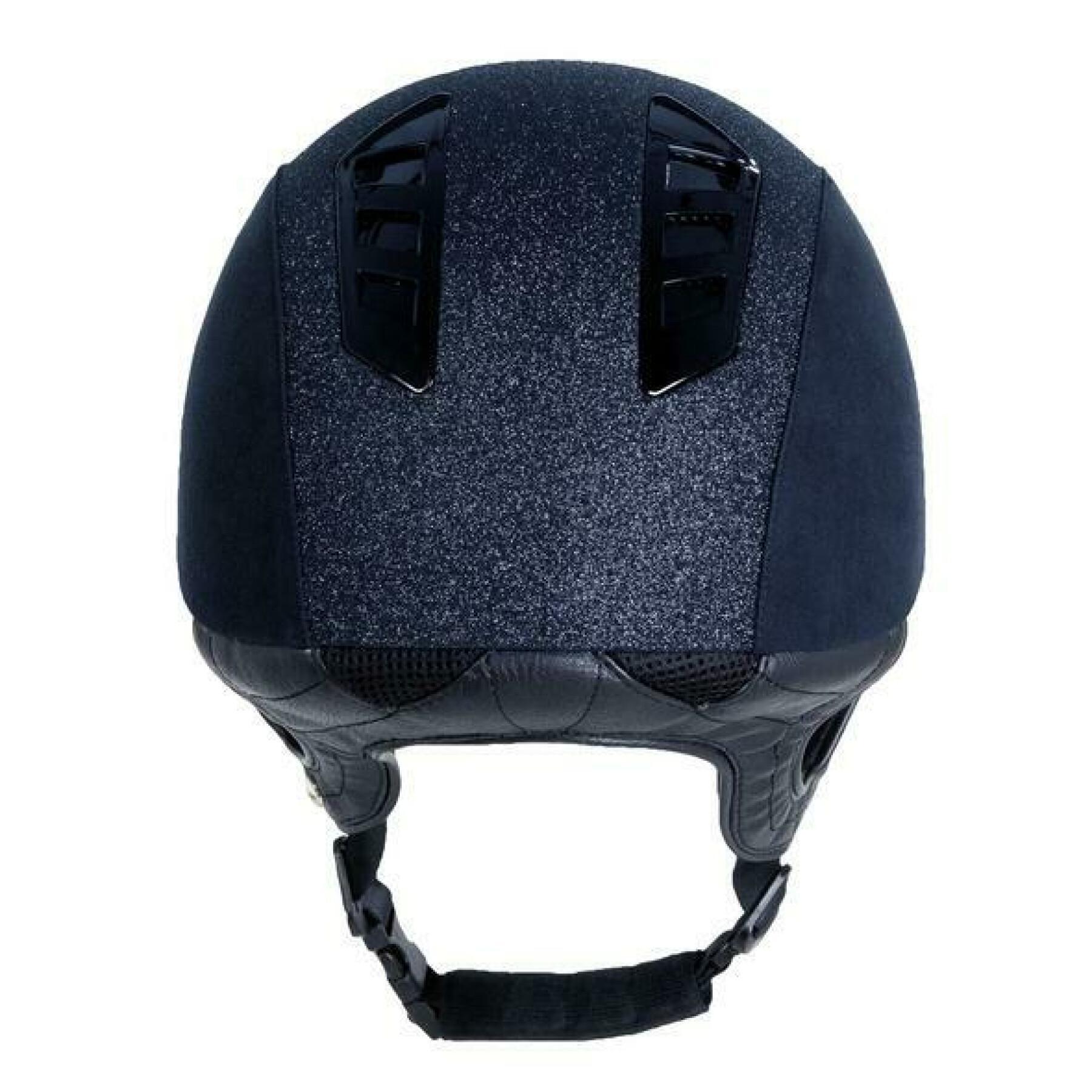 Microfiber helmet Back on Track EQ3 strass