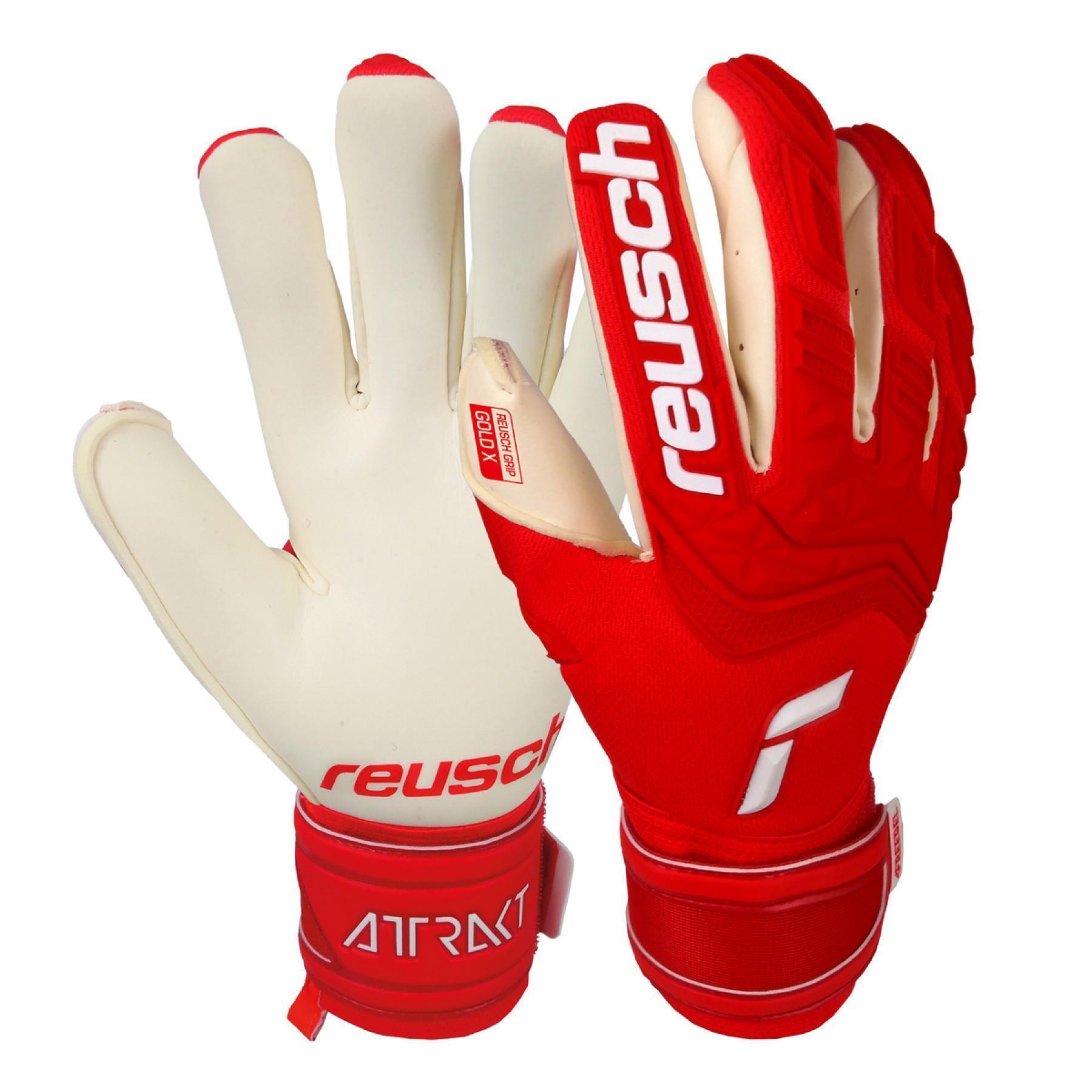 Goalkeeper gloves Reusch Attrakt Freegel Gold X