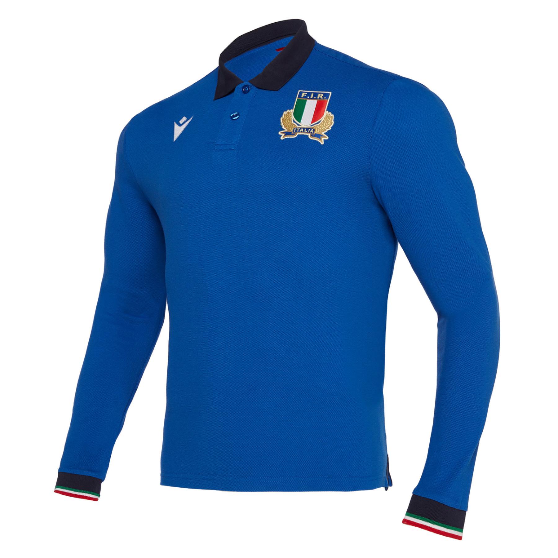 Cotton pique polo shirt Italie rugby 2019