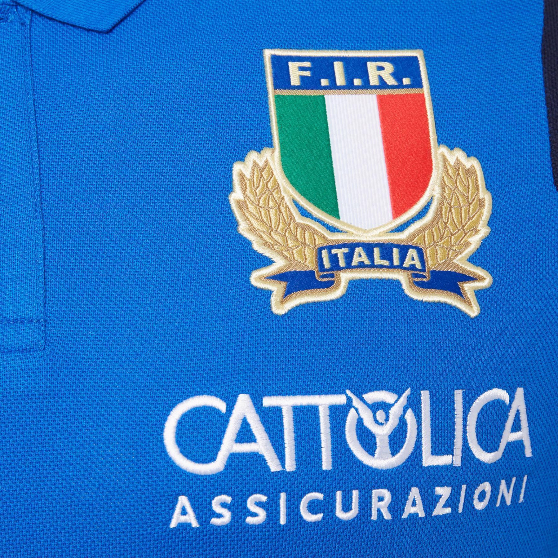 Cotton pique polo shirt Italie rubgy 2020/21