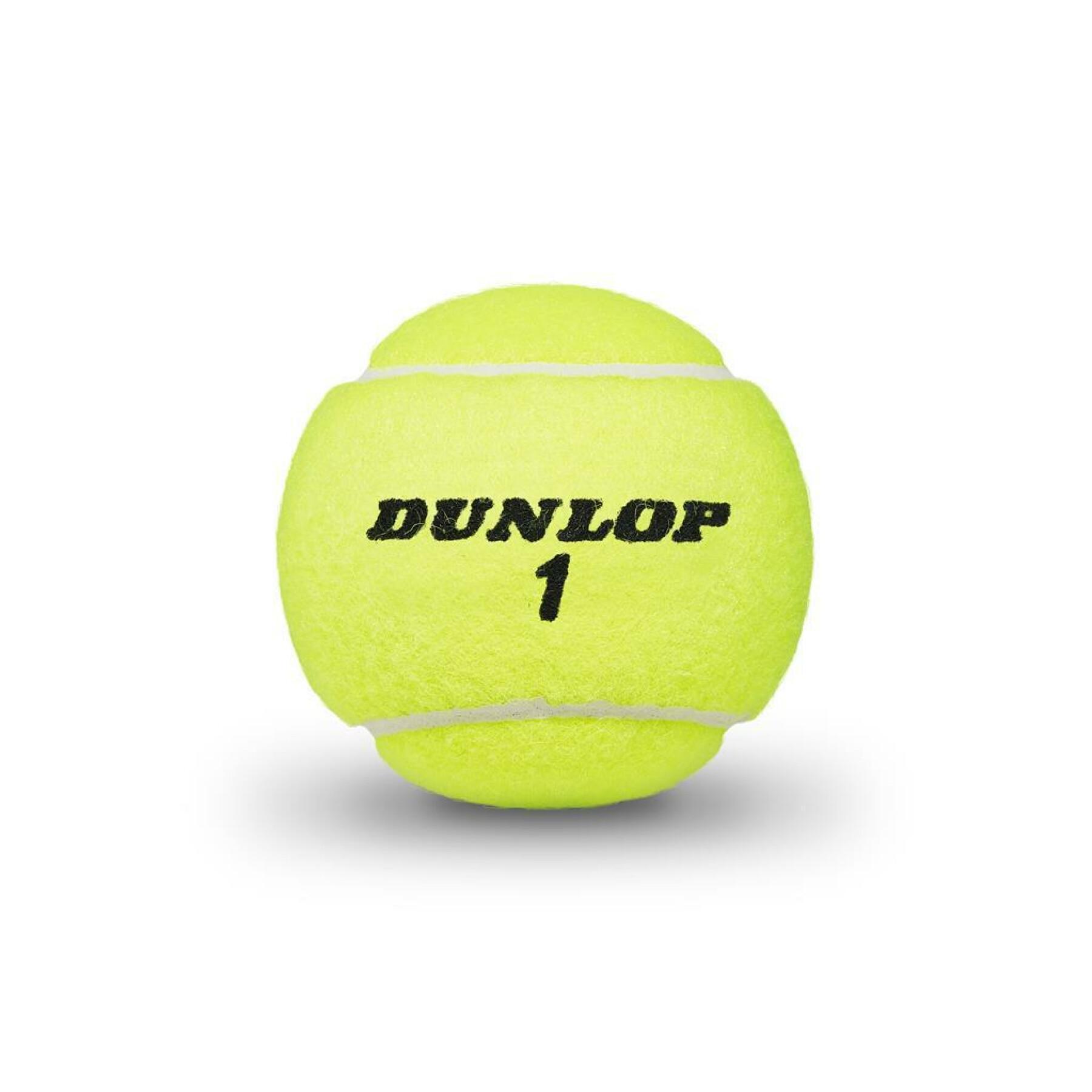 Set of 3 tennis balls Dunlop extra life