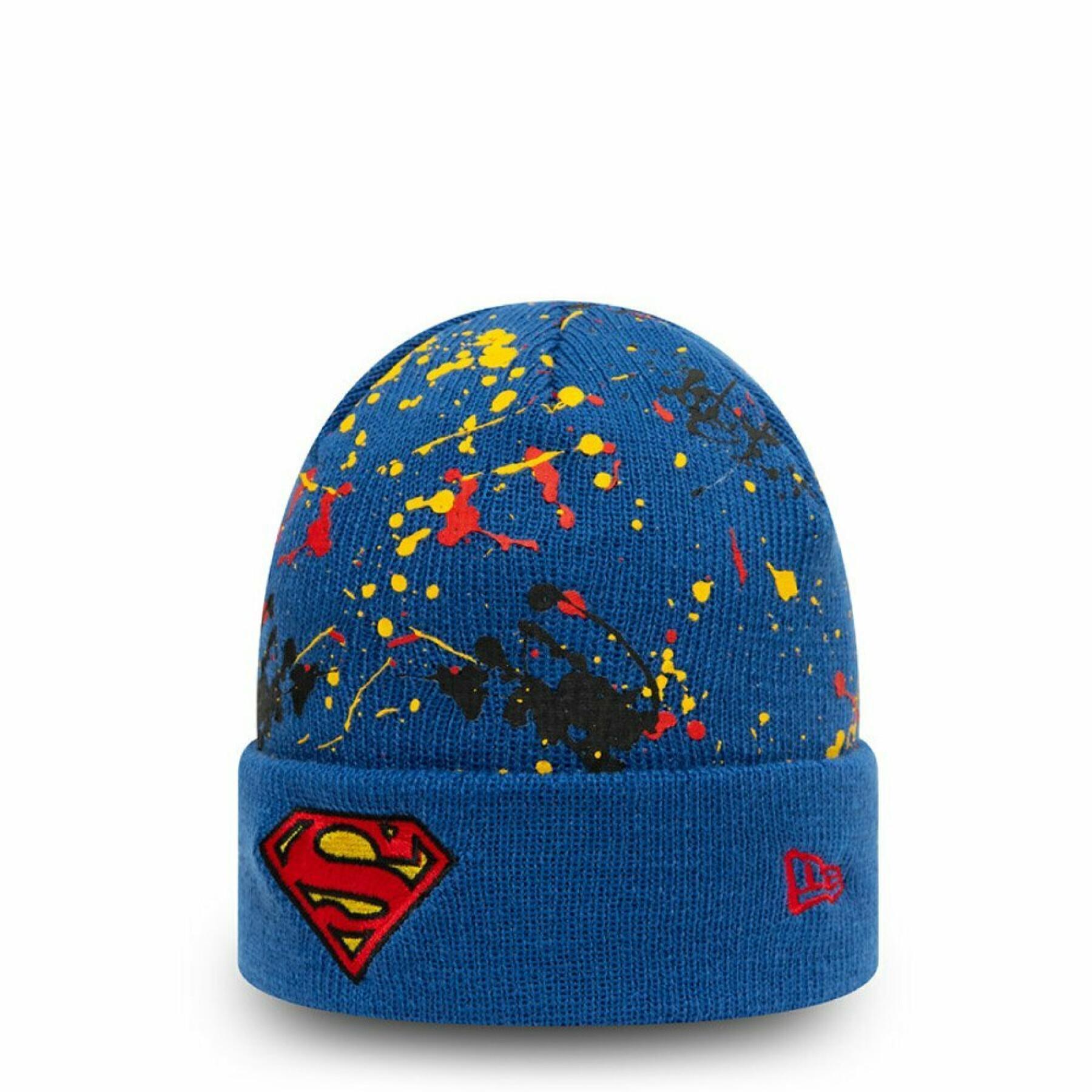 Children's hat New Era Paint Splat Cuff Superman