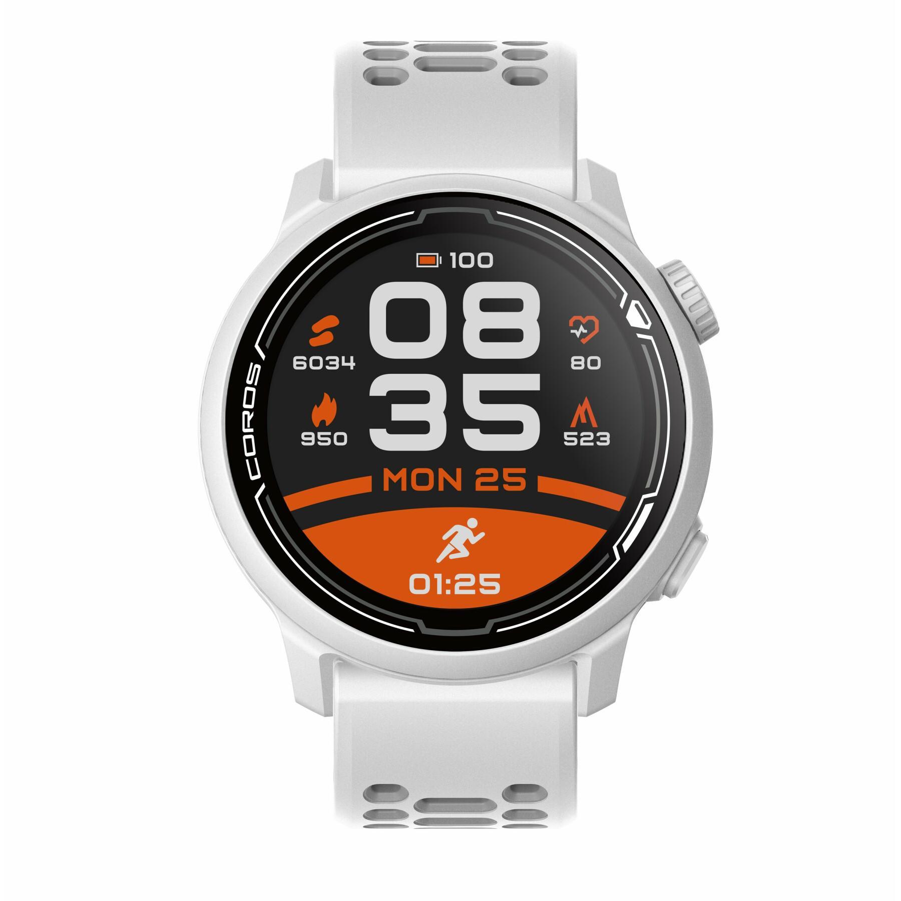 Connected watch with silicone strap Coros Pace 5