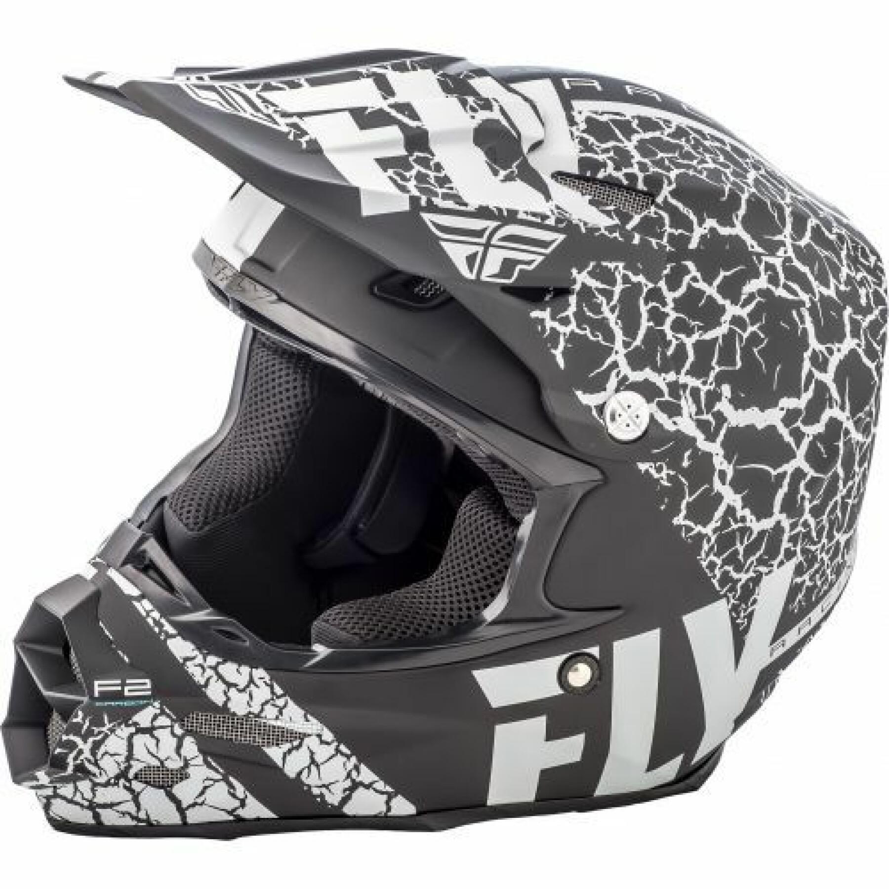 Motorcycle helmet Fly Racing F2 Carbon Fracture 2018