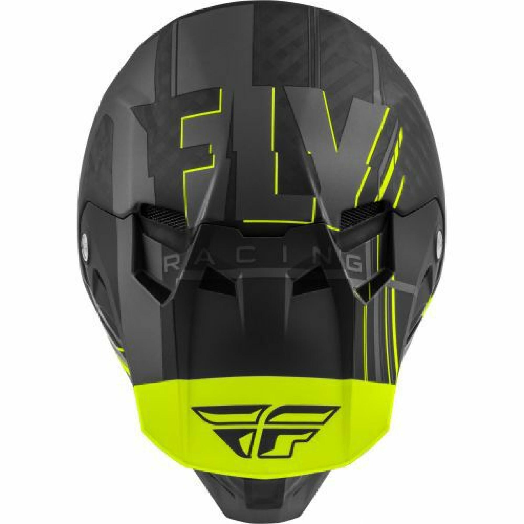 Motorcycle helmet Fly Racing Formula Vector