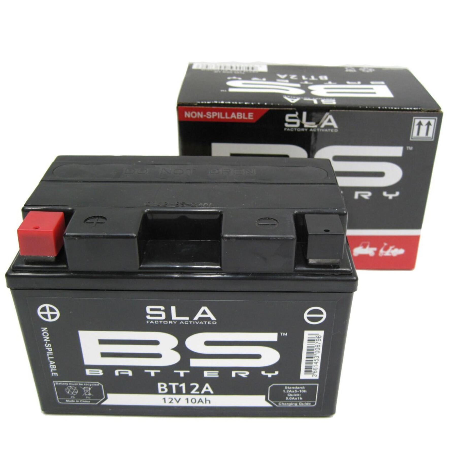 Motorcycle battery BS Battery SLA BT12A - C (10Hr) - C (20Hr)