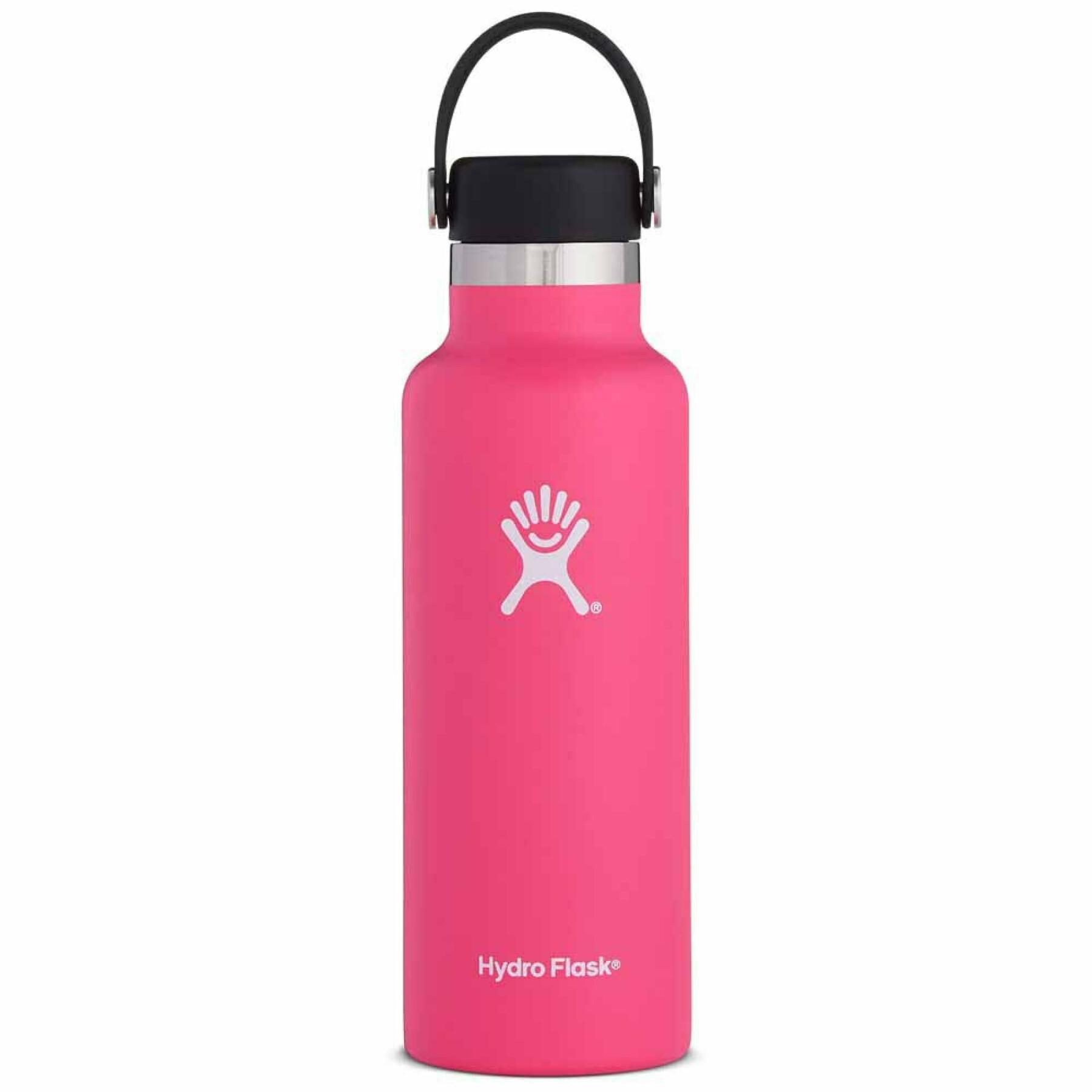 Standard thermos Hydro Flask with standard mouth flex cap 18 oz