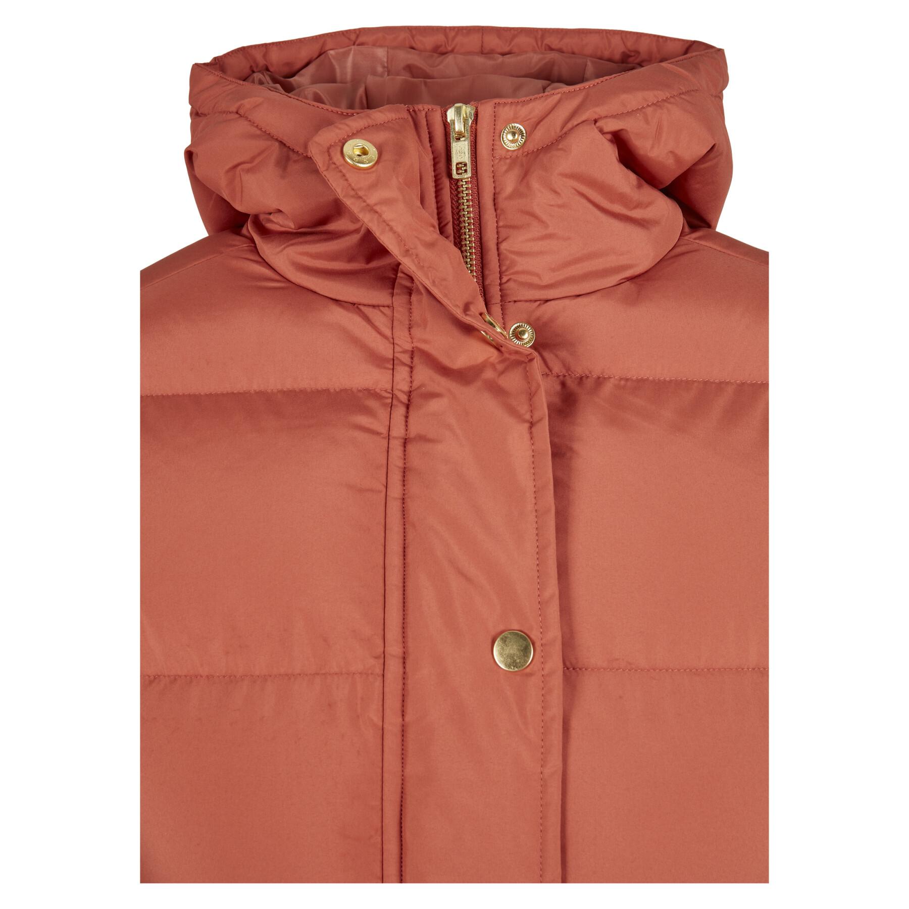 Women's jacket Urban Classics hooded puffer-large sizes