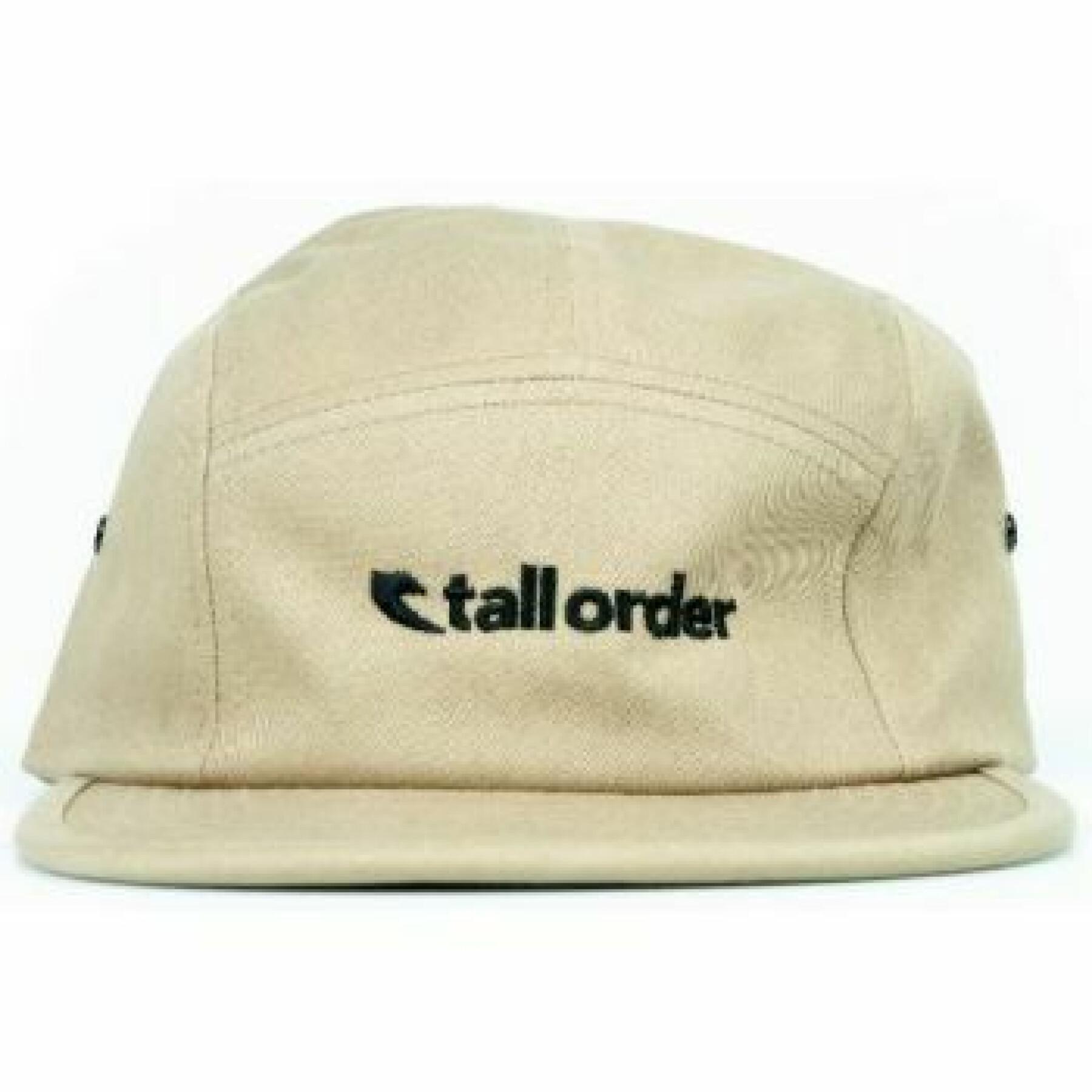 Cap Tall Order logo camper tan