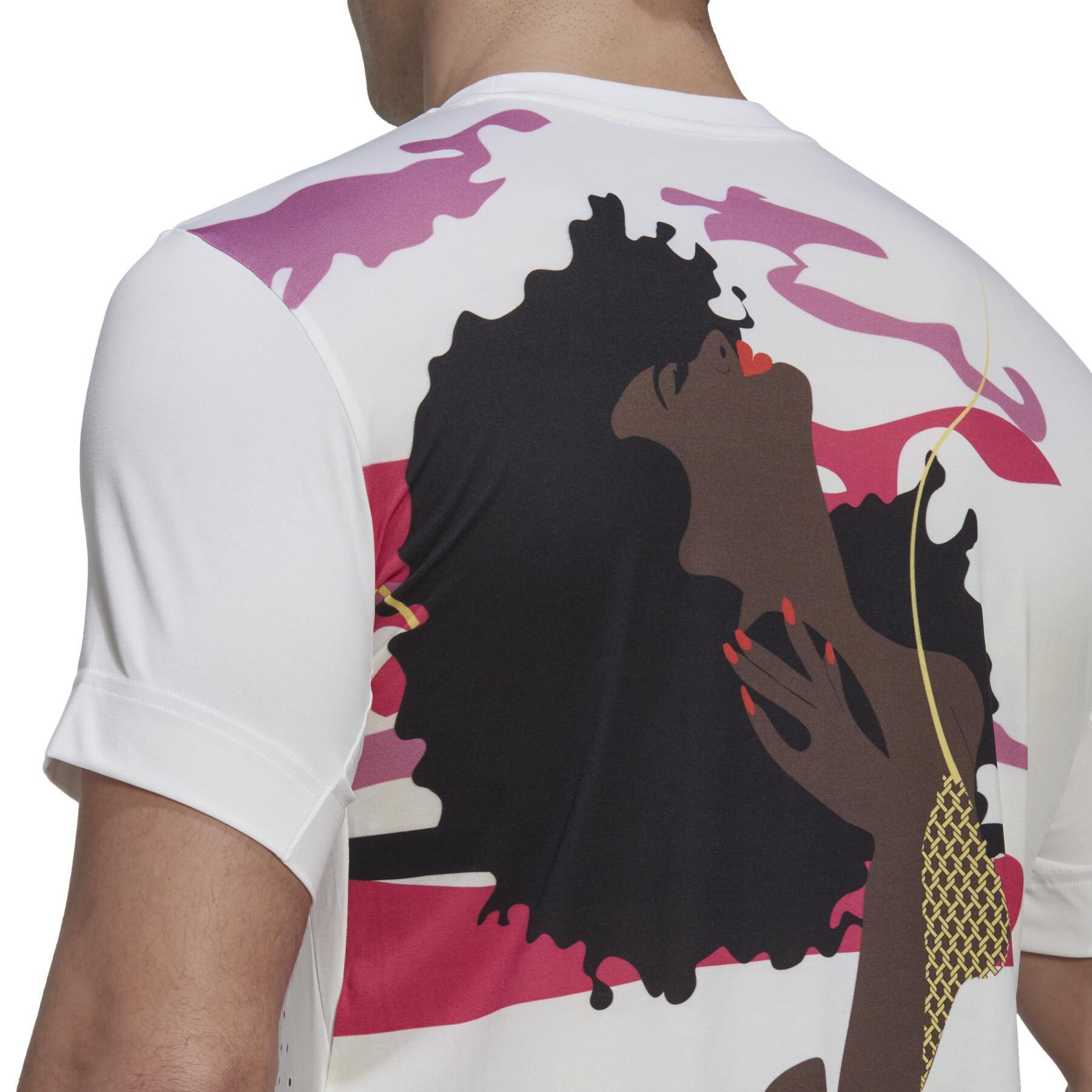 Tennis shirt adidas New York Graphic