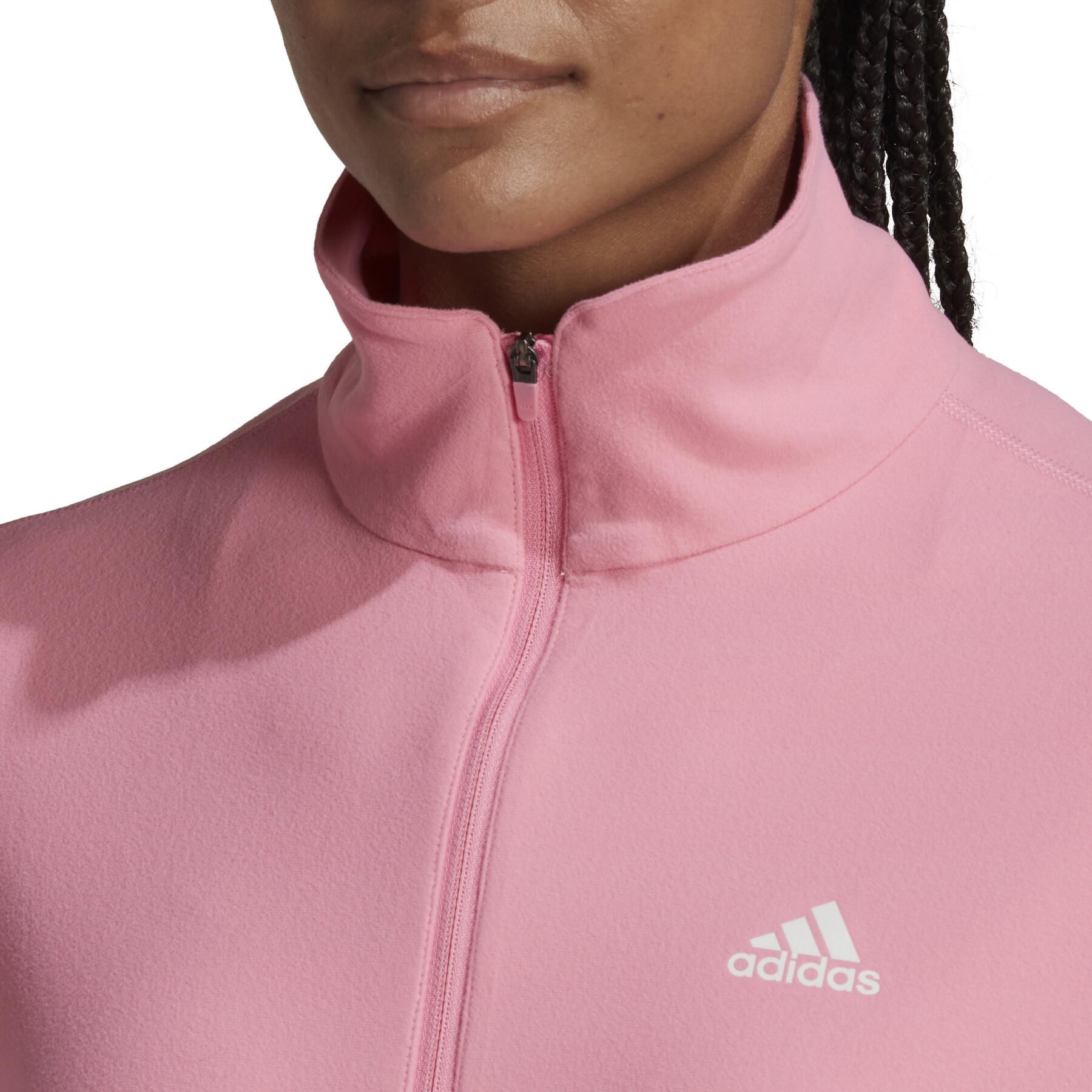 Sweatshirt 1/2 zip woman adidas Own the Run