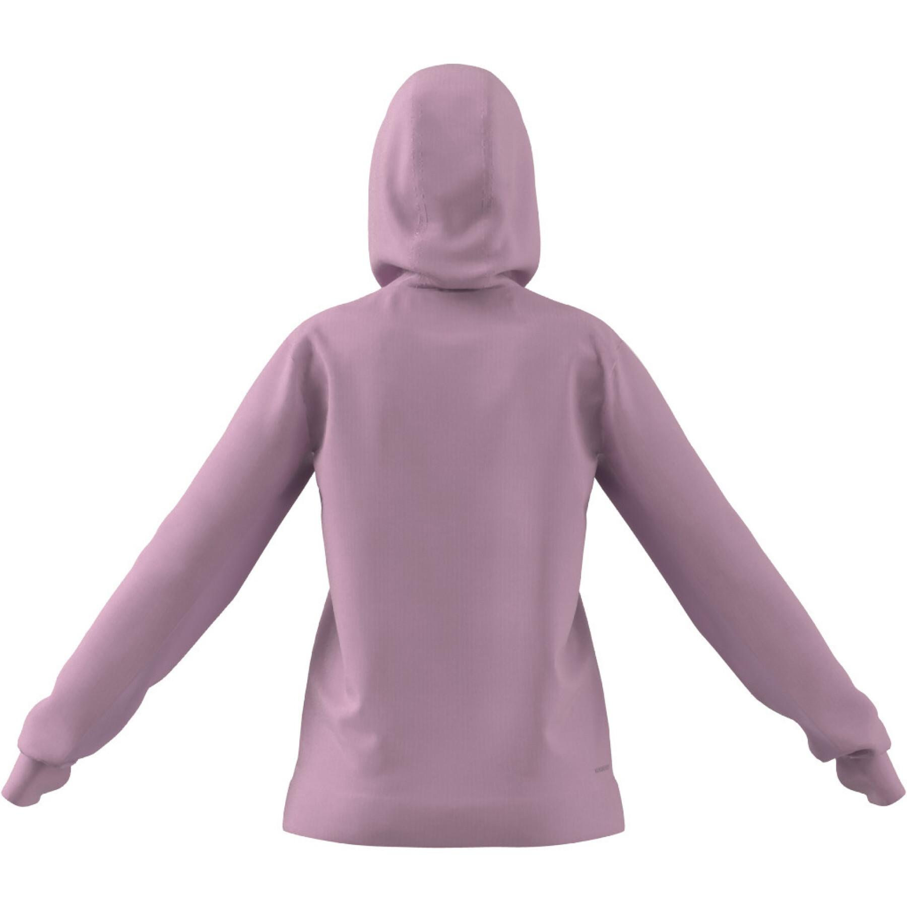 Hooded sweatshirt designed for training women adidas Aeroready