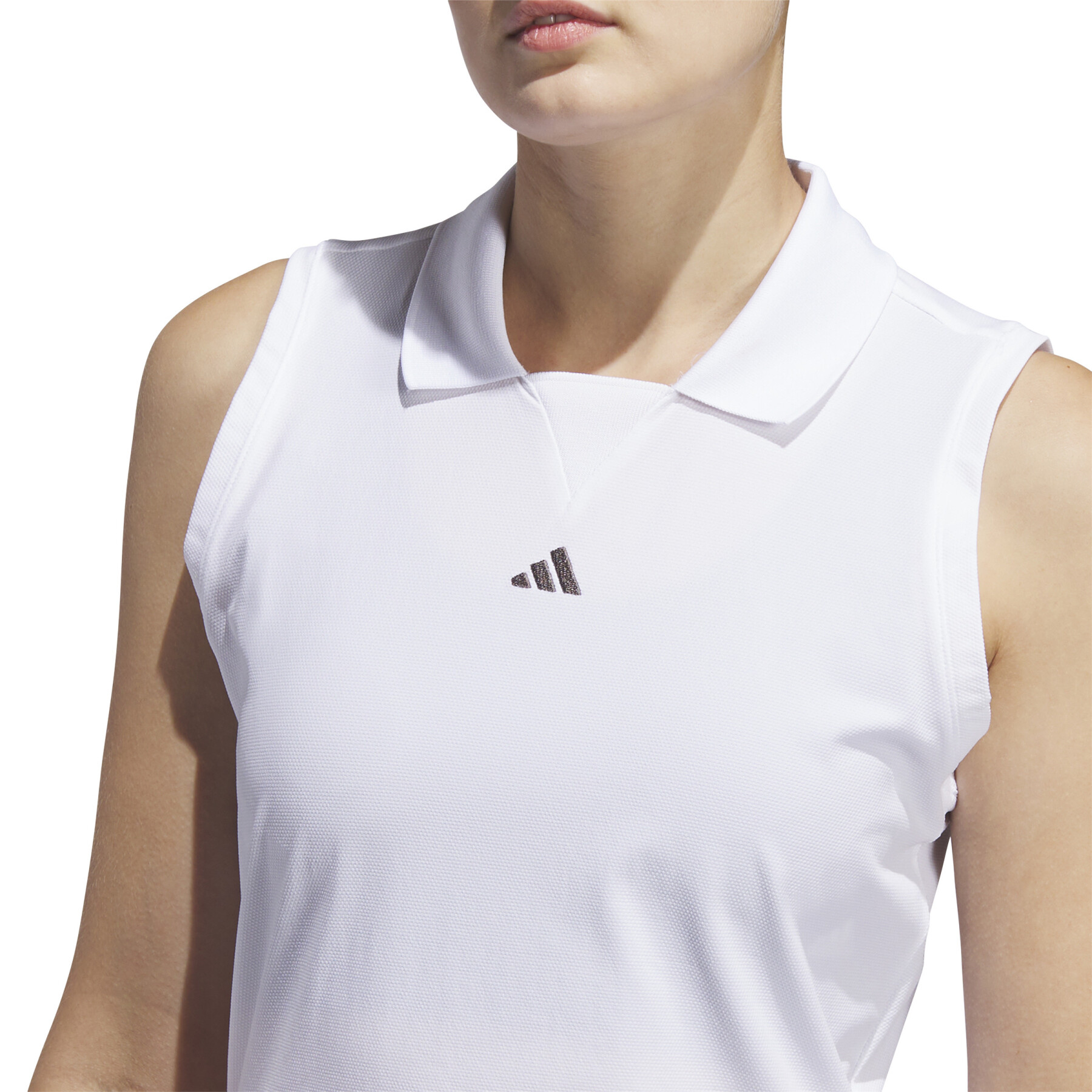 Women's cable-knit polo shirt adidas Ultimate365