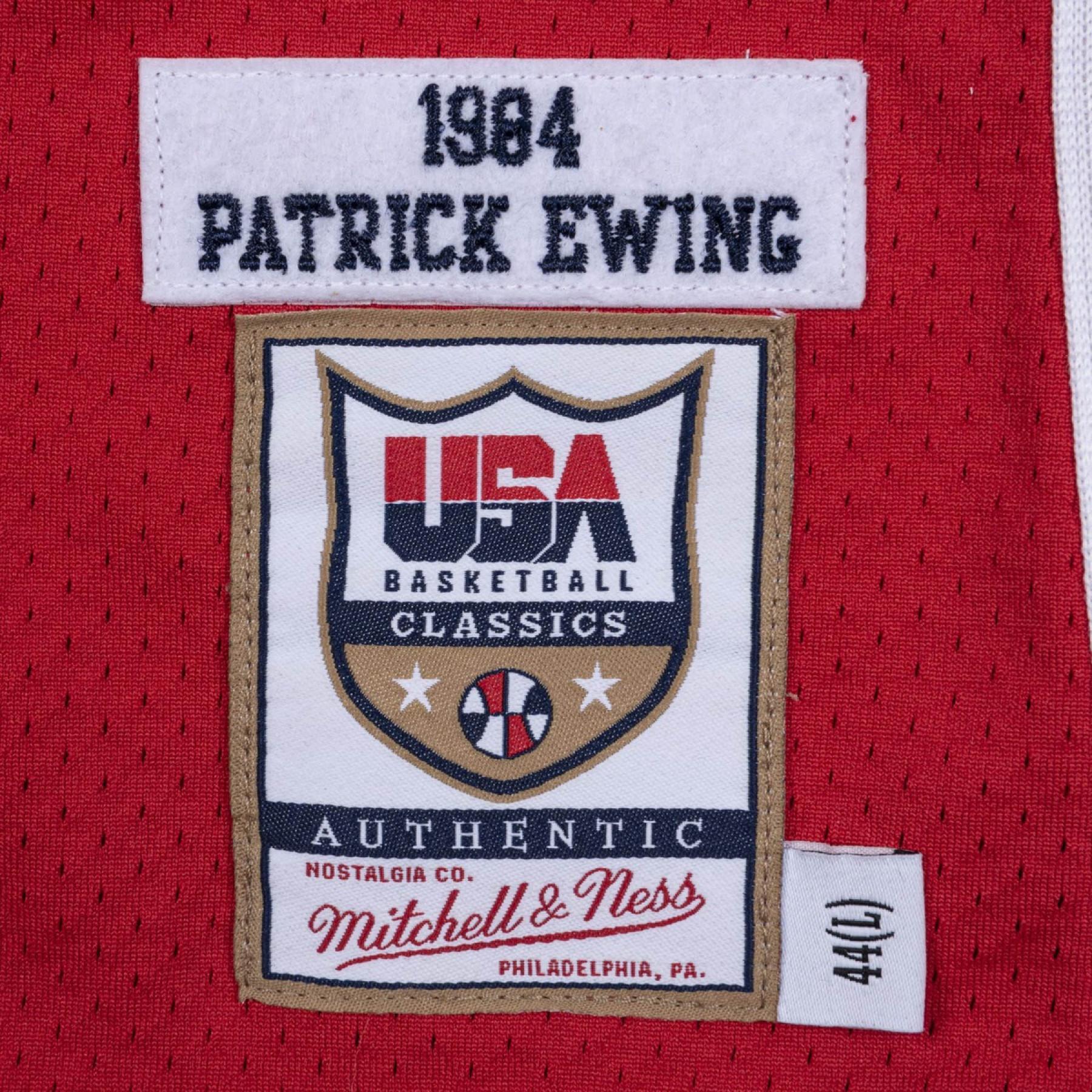 Authentic team jersey USA Patrick Ewing 1984