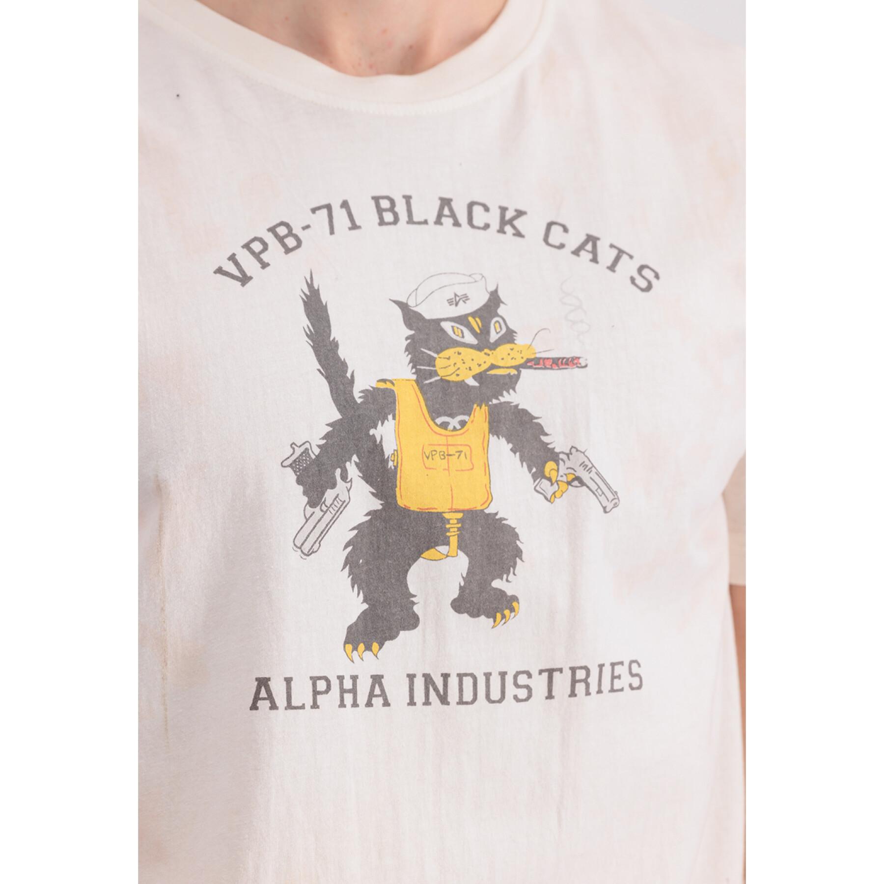 T-shirt Alpha Industries Black Cats