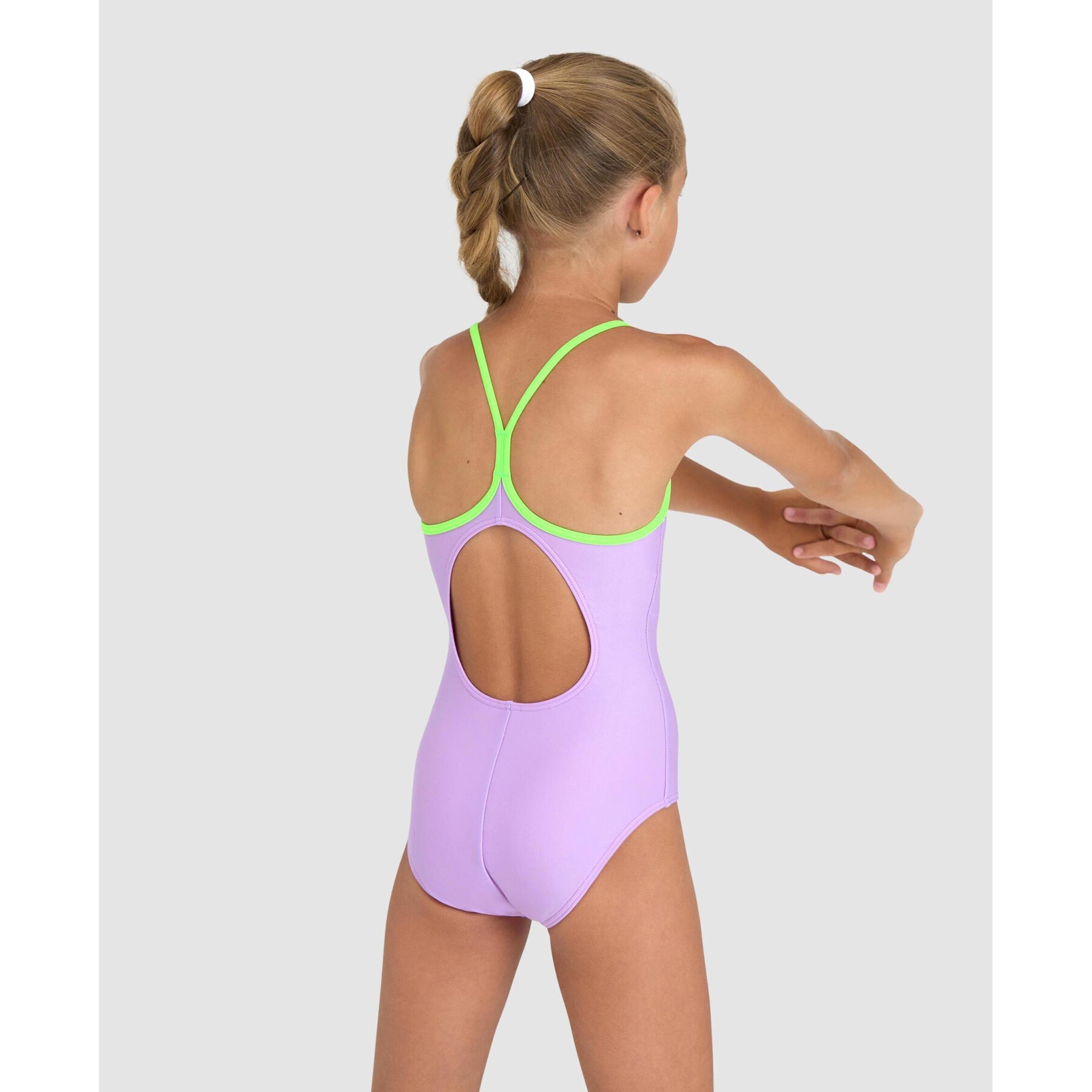 One-piece swimsuit for girls Arena Light Drop Solid