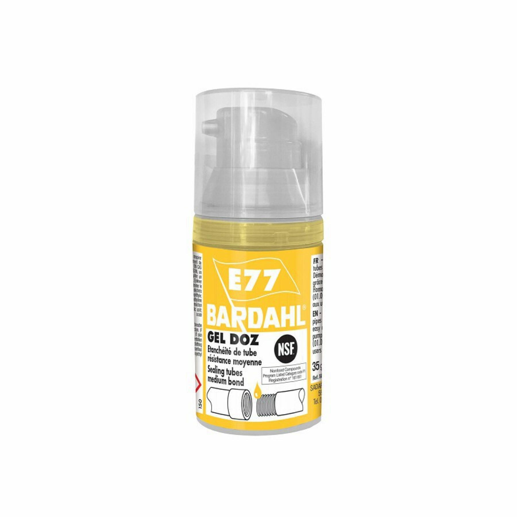 Adhesive fixed cylinder waterproof pump tube resistant Bardahl Geldoz E77 35 g