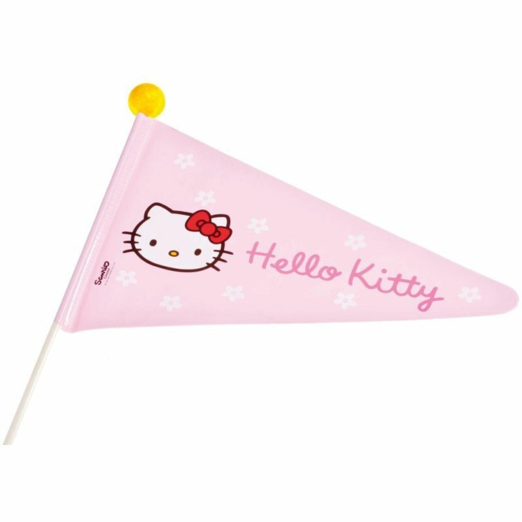 Double layer safety pennant, in several parts Bike Fashion Hello kitty
