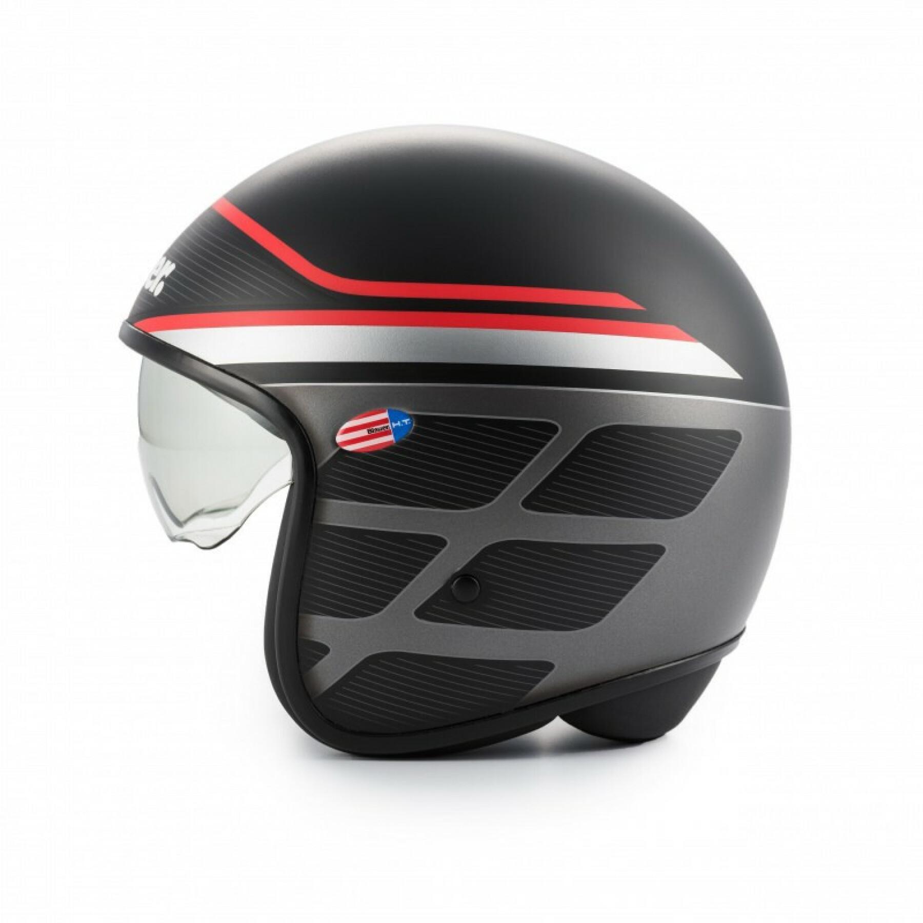 Jet motorcycle helmet Blauer pilot 1.1 graphic B