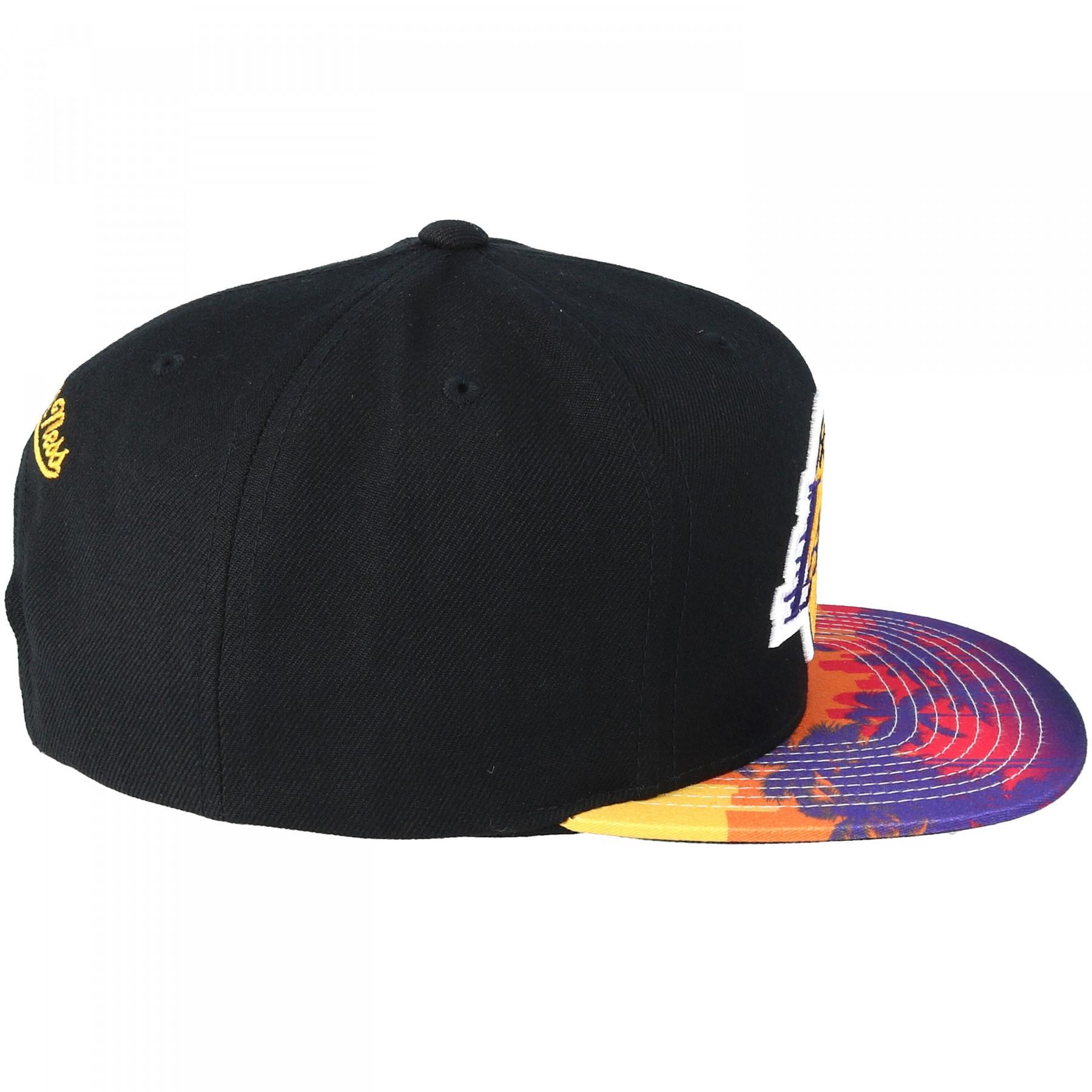 Casquette Mitchell & Ness  Team Arch Tone Lakers