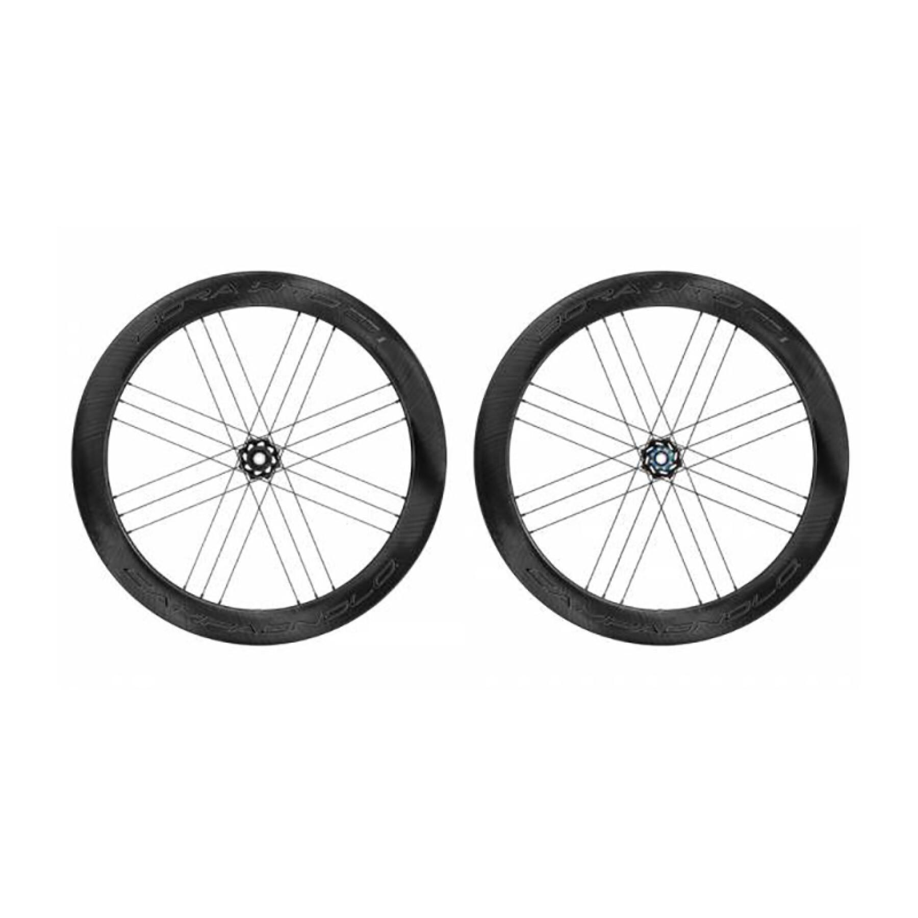 Bike wheel Campagnolo Bora Wto 60 2Wf Disque Tubeless Shimano Hg11