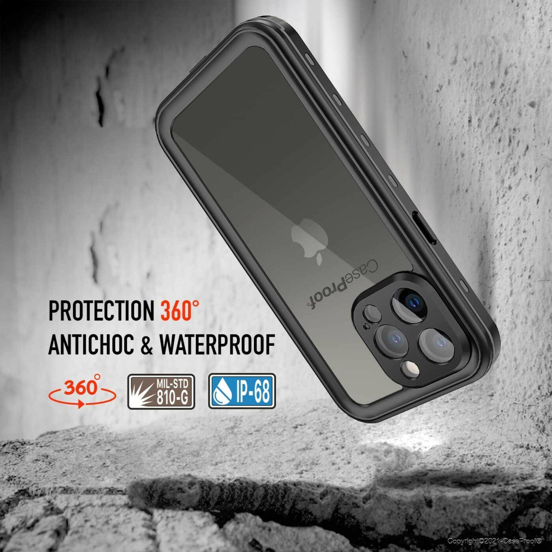 iphone 13 transparent waterproof and shockproof case pro max